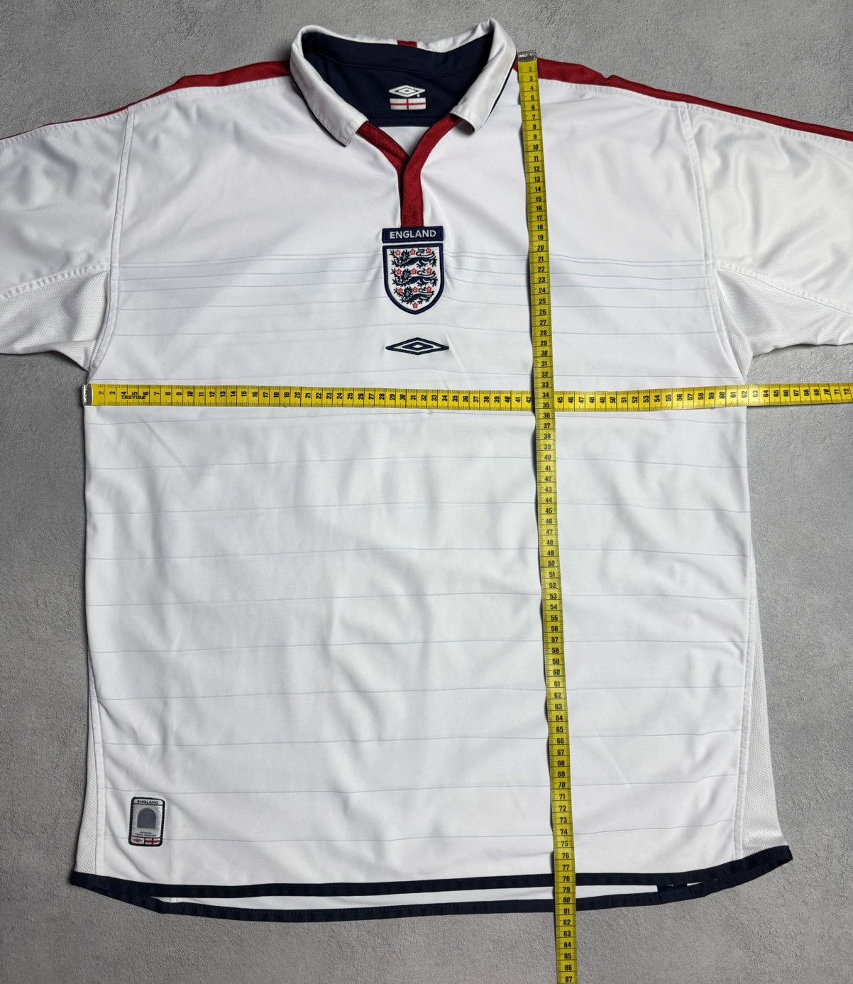 Umbro England 2003 2004 2005 Home Shirt Soccer Jersey Umbro Size US XXL / EU 58 / 5 - 14 Thumbnail