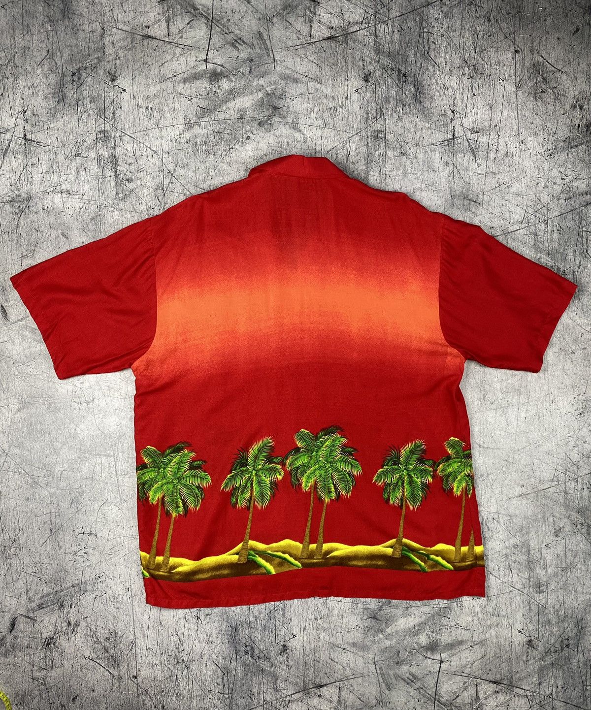 Other Vintage Blue Wave Hawaii Hawaiian Palm Shirt Size XL Size US XL / EU 56 / 4 - 11 Thumbnail