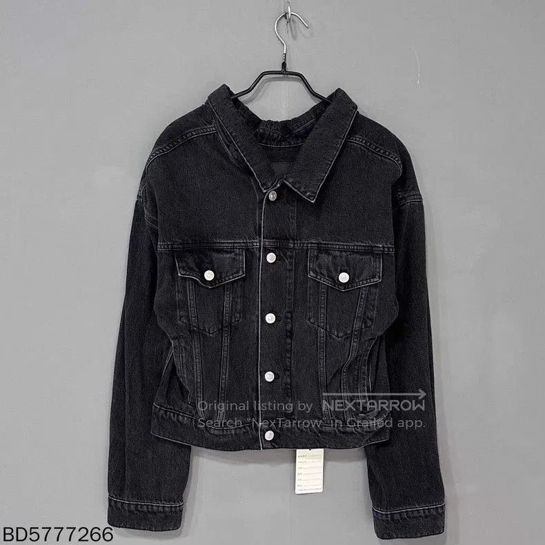 Balenciaga Balenciaga Black Denim Jacket. Size US XS / EU 42 / 0 - 1 Thumbnail