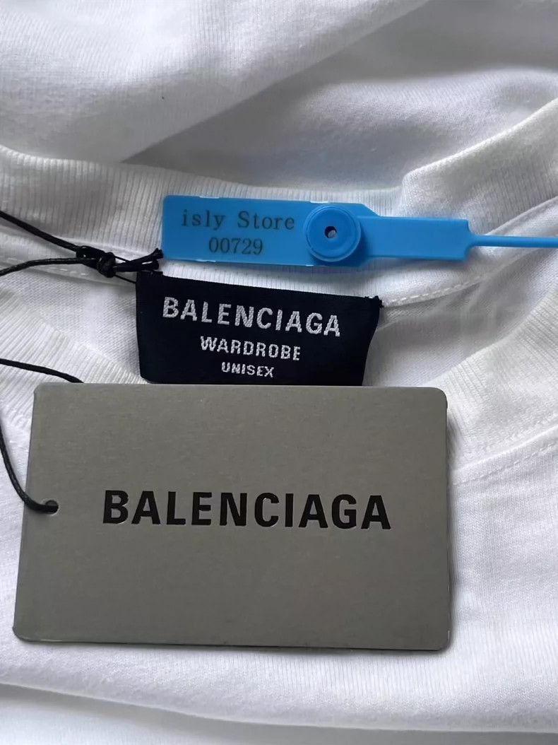 Balenciaga Balenciaga White Short Sleeve T Size US M / EU 48-50 / 2 - 4 Thumbnail