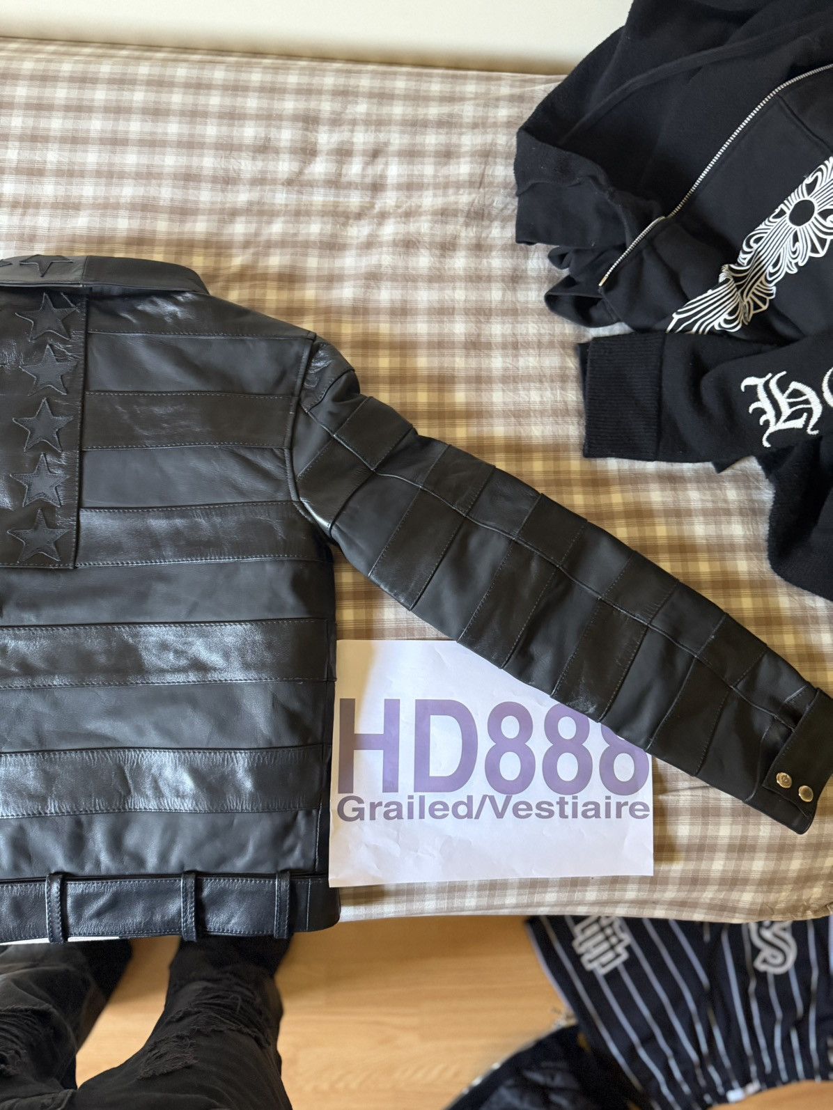 Other PHTMNE BLK AMERIKA LEATHER MOTO JACKET Size US M / EU 48-50 / 2 - 6 Thumbnail