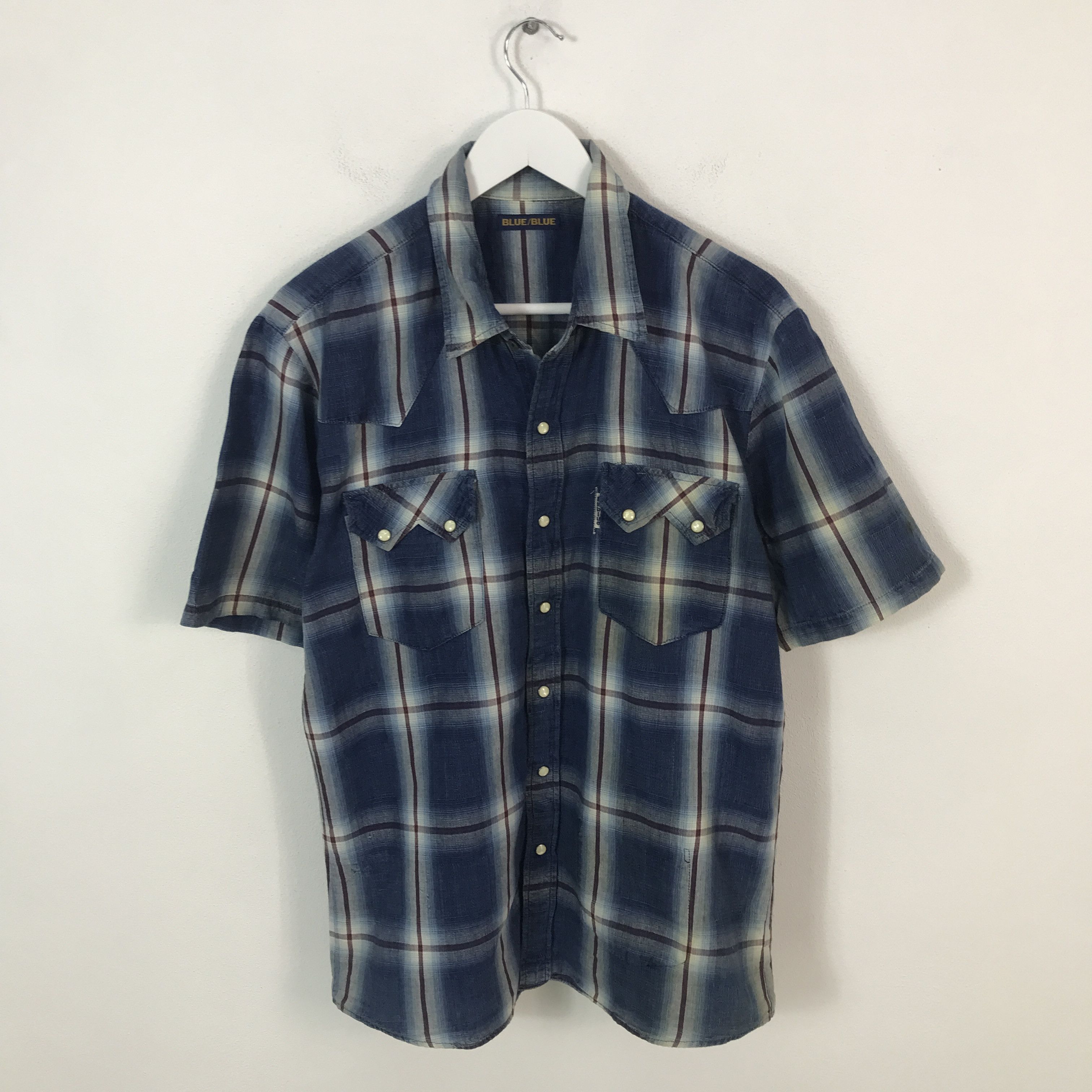 Blue Blue Japan blue blue Japan Worker Button Up Shirt Size US M / EU 48-50 / 2 - 1 Thumbnail