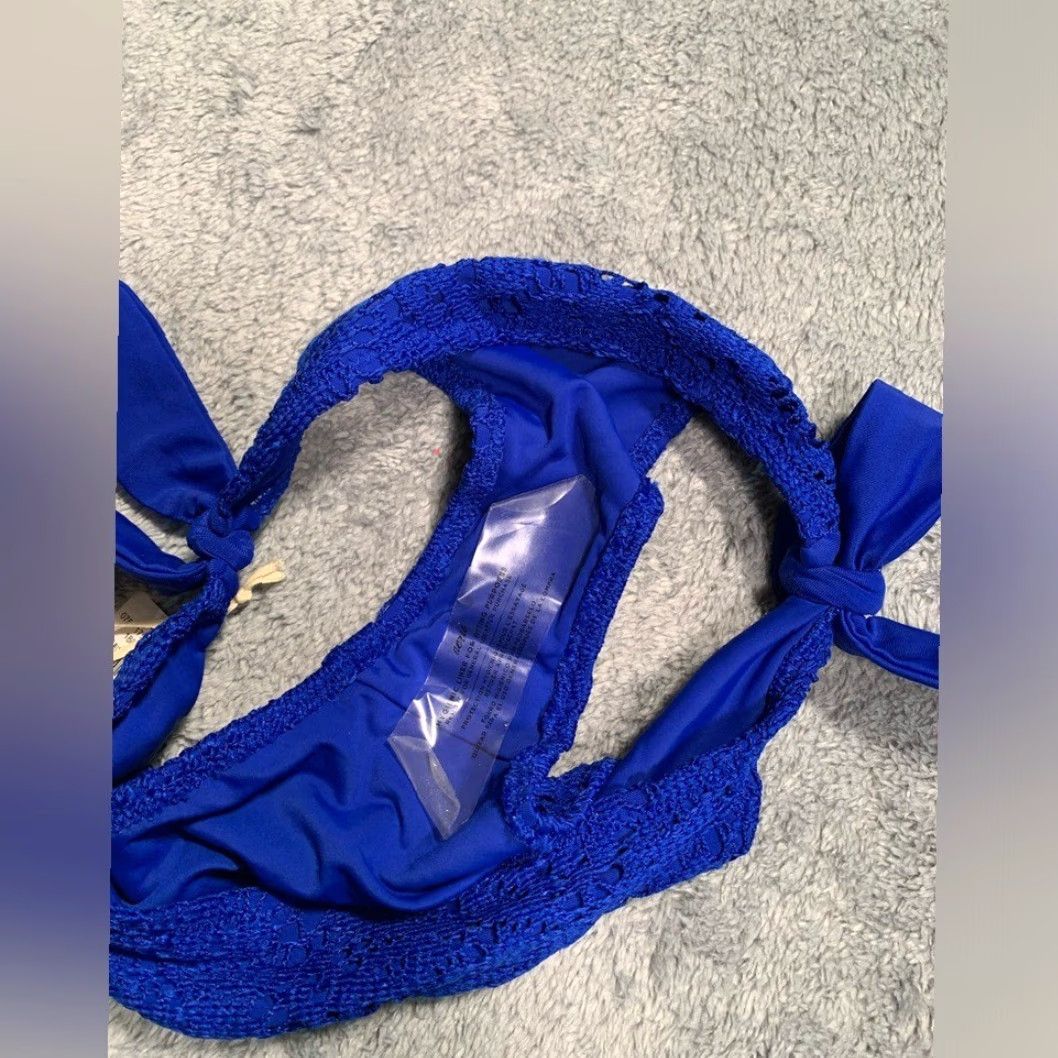 Vintage Aerie Bikini XS Blue NWT Bottoms Women XS Size 26" / US 2 / IT 38 - 5 Thumbnail