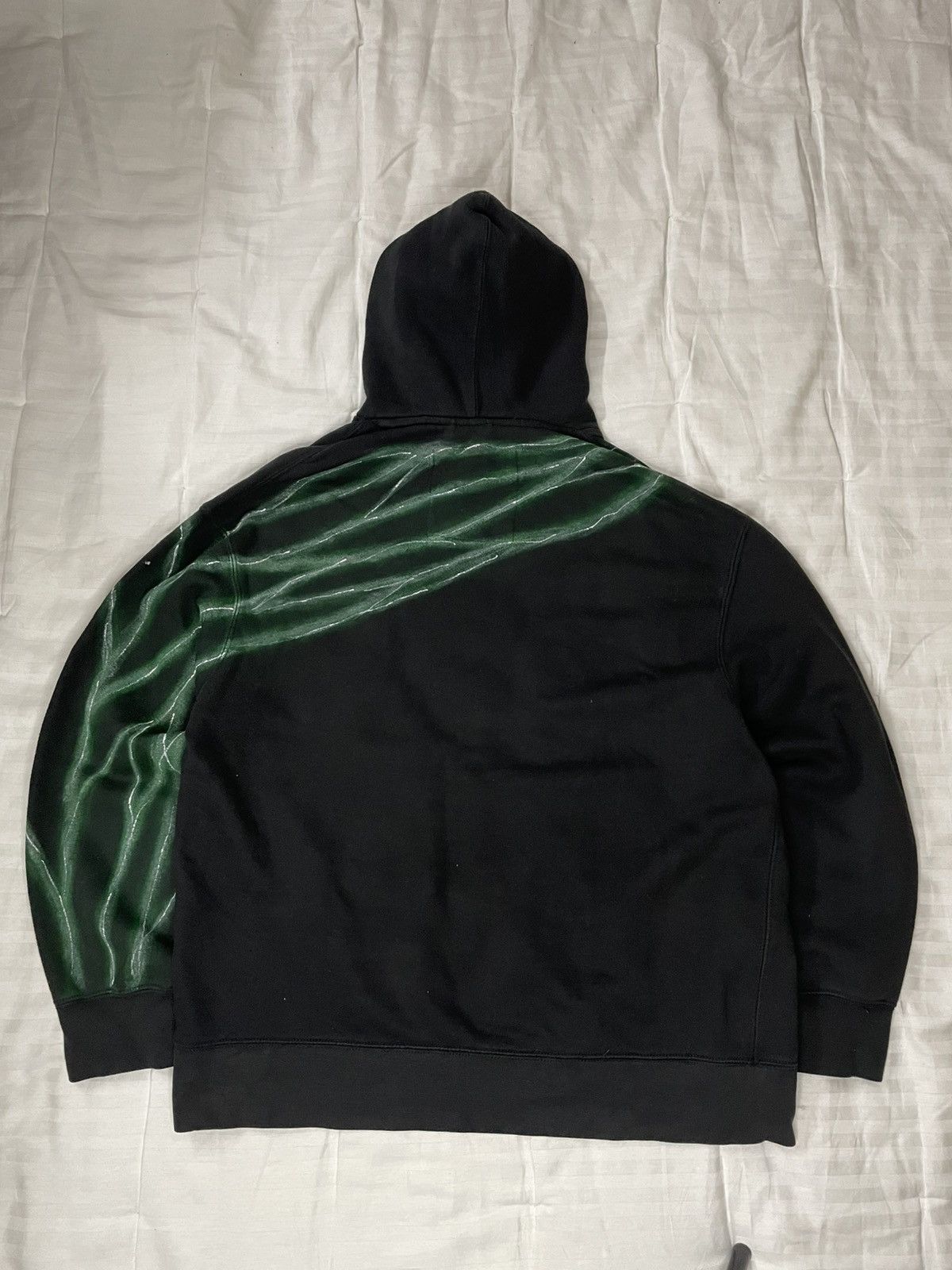 Handmade Custom Hand Made Hand Painted Hoodie With Scull Size US L / EU 52-54 / 3 - 6 Thumbnail
