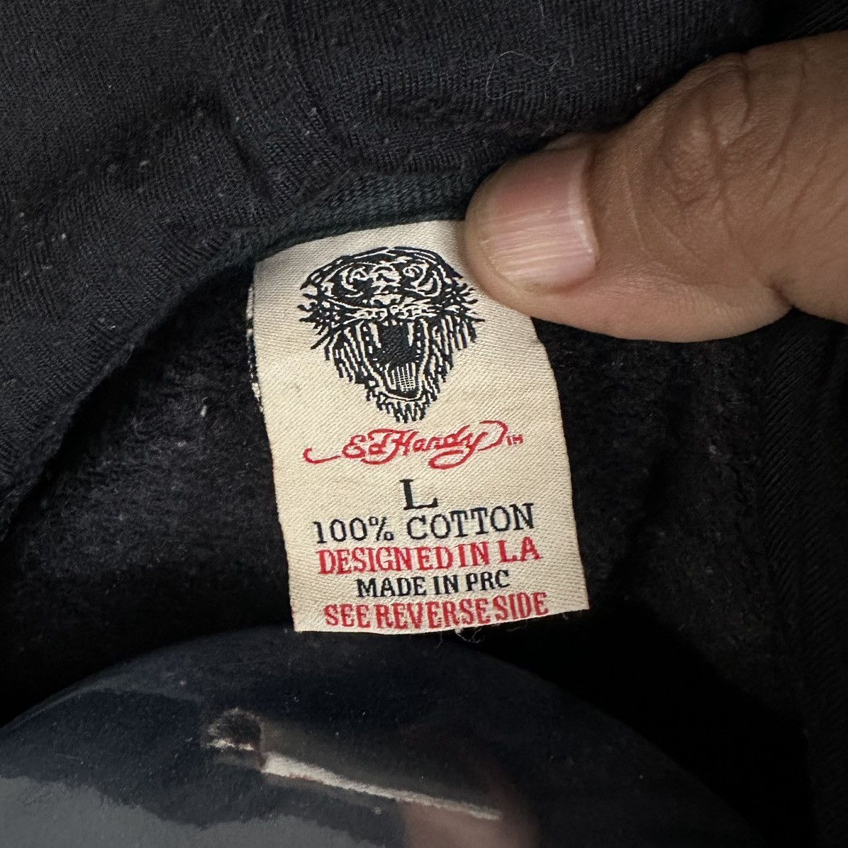 Ed Hardy Vintage Ed Hardy Big Logo Hoodie Size US L / EU 52-54 / 3 - 3 Thumbnail