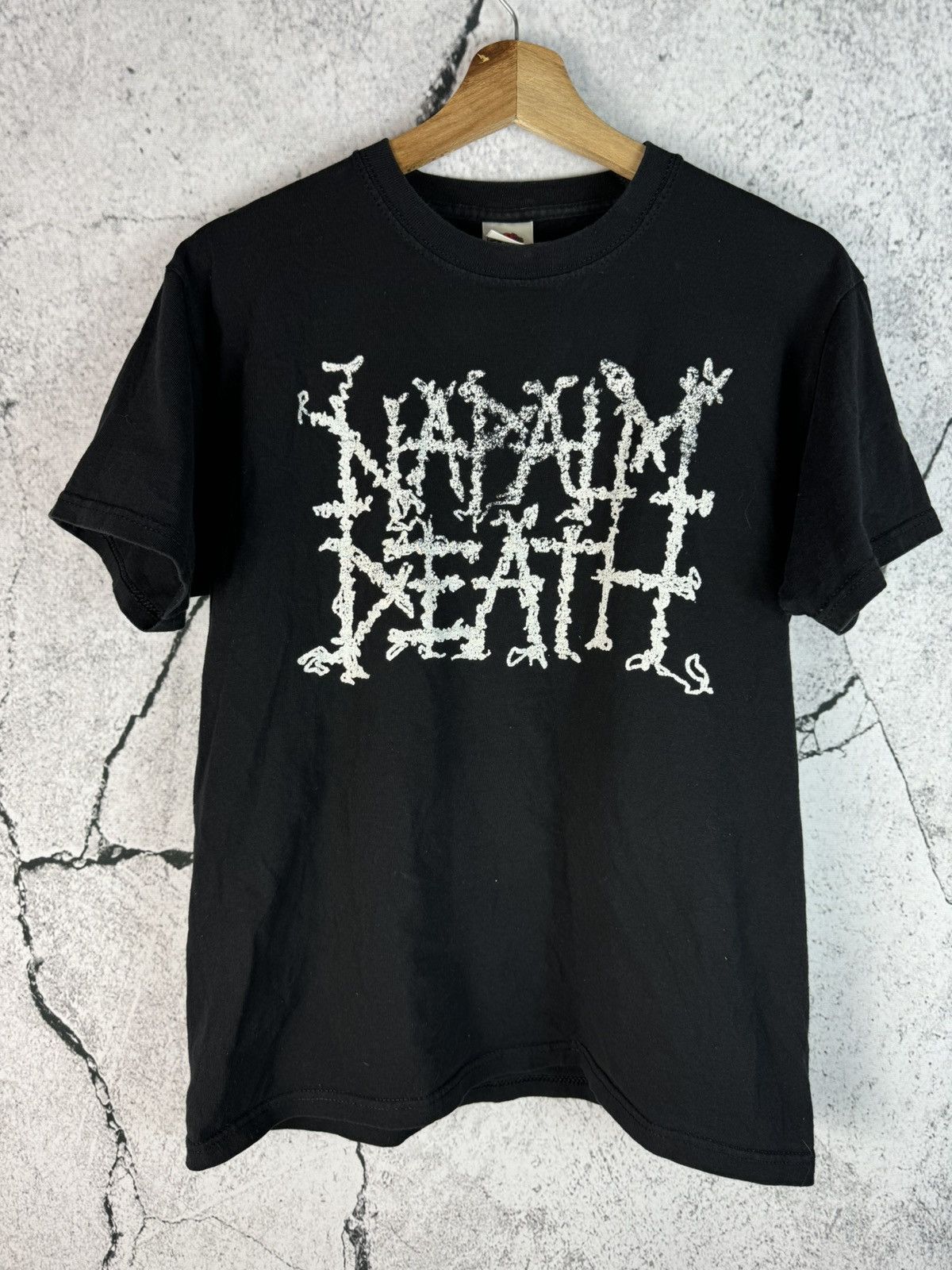 Band Tees × Vintage Vintage 80s Napalm Death rise above t