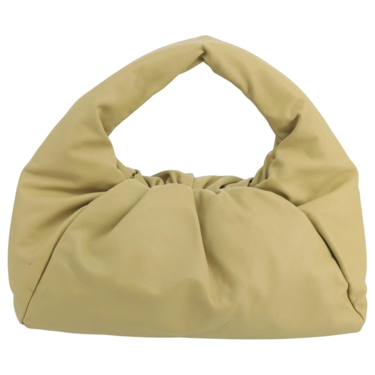 Bottega Veneta The Pouch Beige Leather Shoulder Bag (Pre-Owned) Size ONE SIZE - 1 Thumbnail