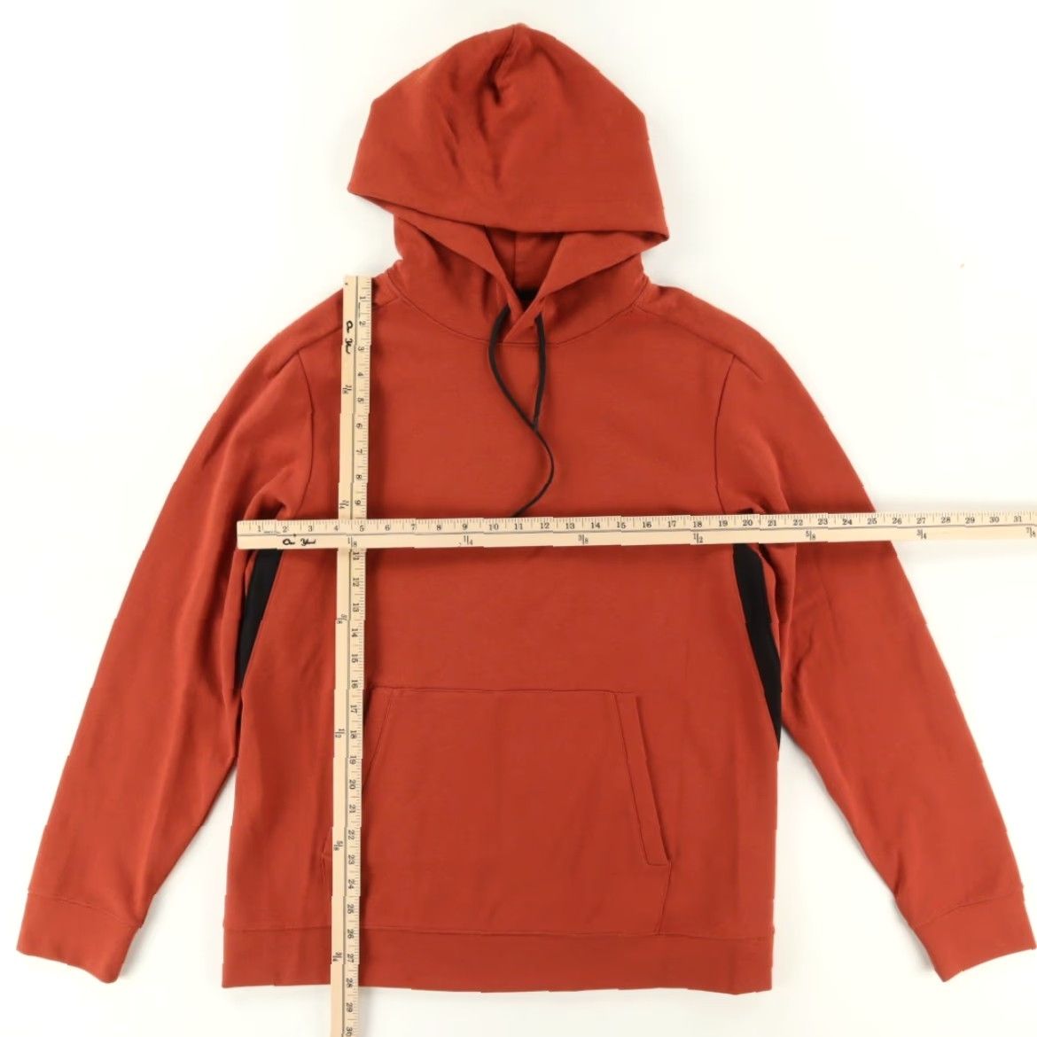 Vintage Brady Pliability High Stretch Solid Hoodie Rust Men L Shirt Size US L / EU 52-54 / 3 - 3 Thumbnail