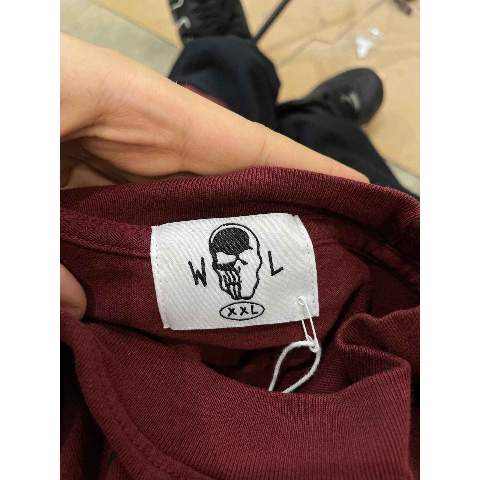 Warren Lotas Warren Lotas LS Tee Red Black Skull New Large Size US L / EU 52-54 / 3 - 2 Thumbnail