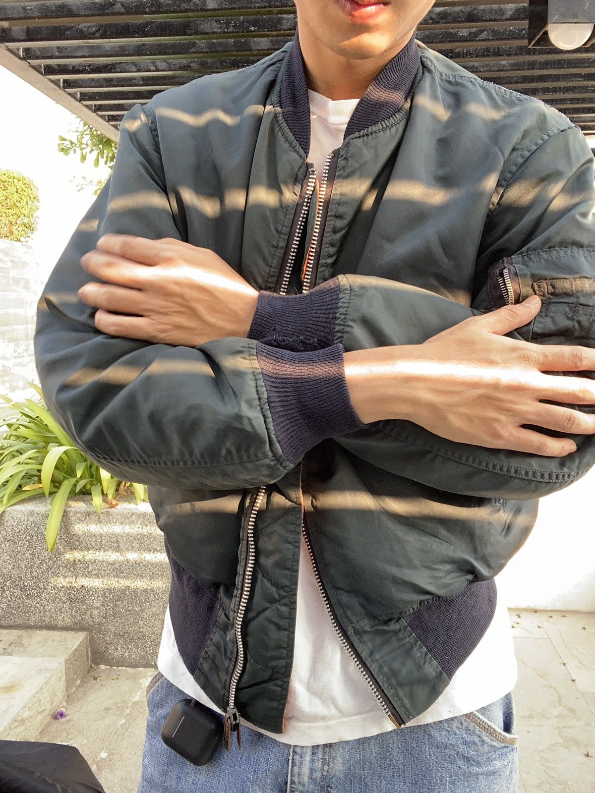 Alpha Industries Vintage Alpha Industries BOMBER flight jacket MA-1 Size US M / EU 48-50 / 2 - 16 Thumbnail