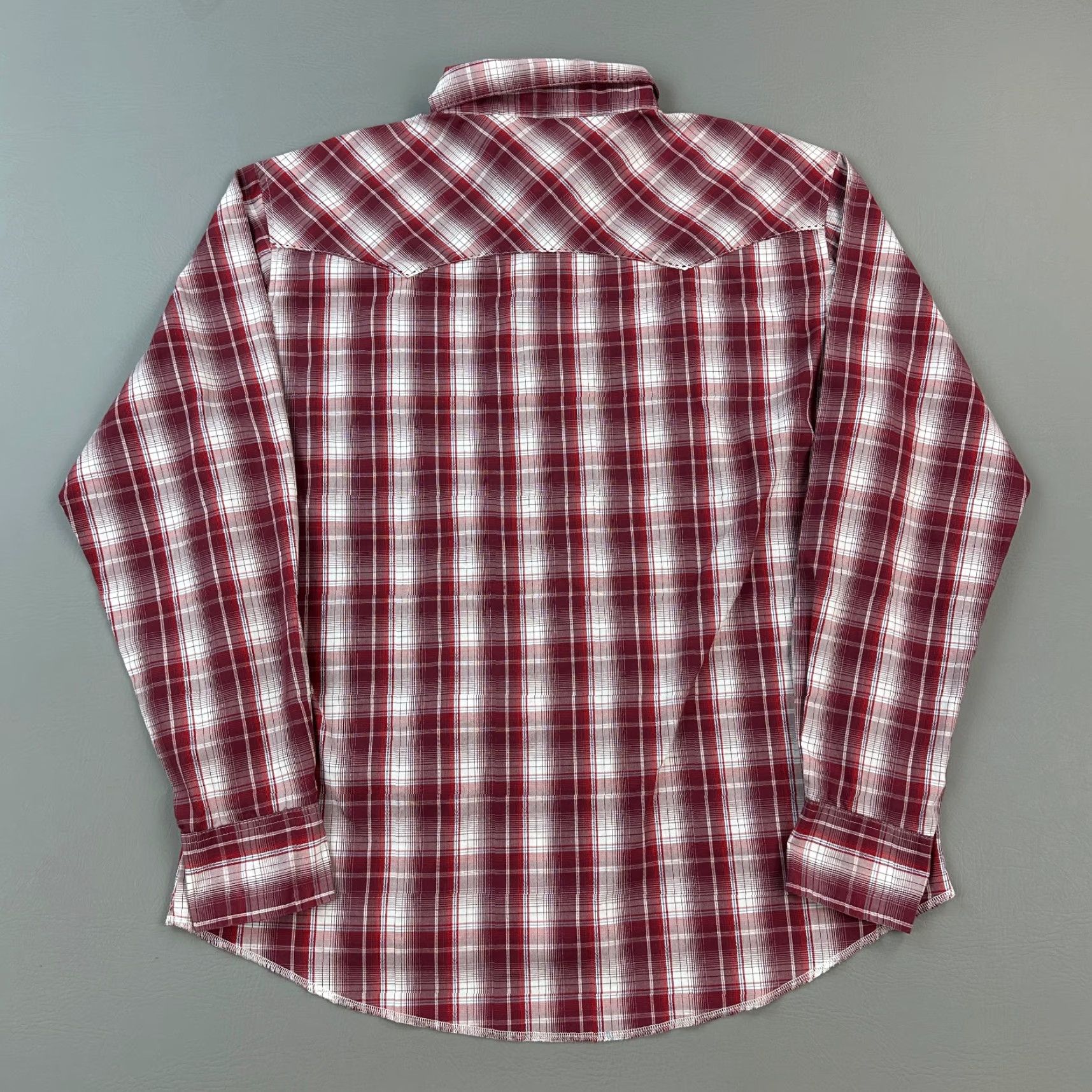 Wrangler Vintage Wrangler Western Shirt Mens XL Red Plaid Pearl Snap Cowboy Rodeo Size US XL / EU 56 / 4 - 6 Thumbnail