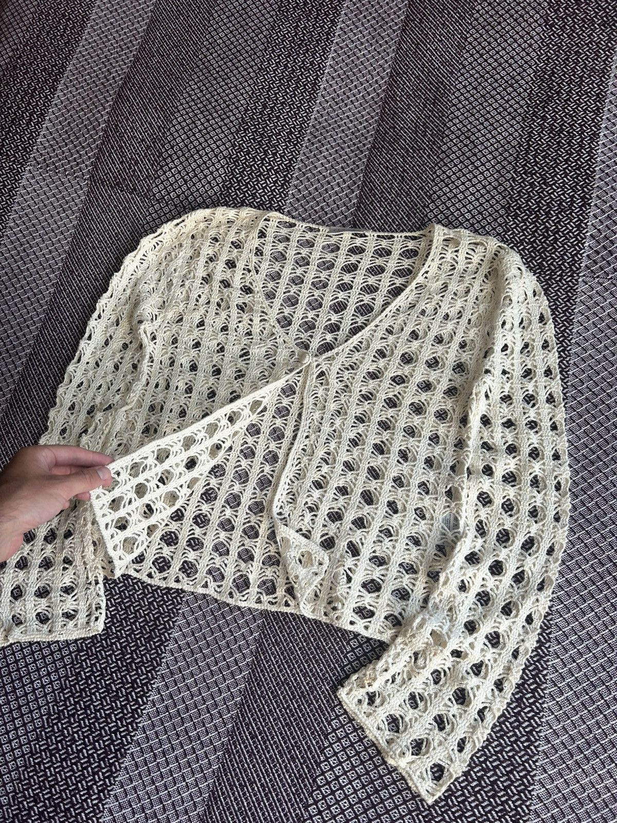 Vintage Vintage Mesh Top Long Sleeve Women Y2K Style Miss Sixty Vibe Size S / US 4 / IT 40 - 4 Thumbnail