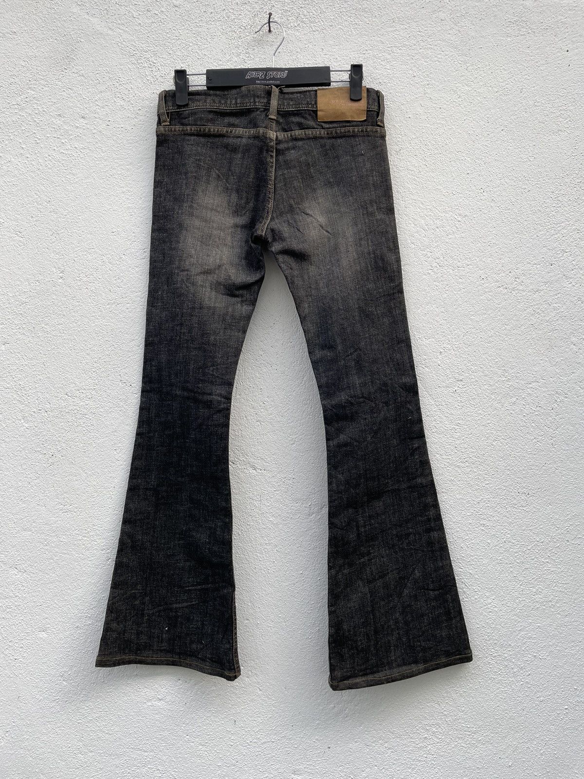 Designer × If Six Was Nine Art Petillant Interplanet Low Rise Flare Jeans Made Japan Size US 29 - 8 Thumbnail