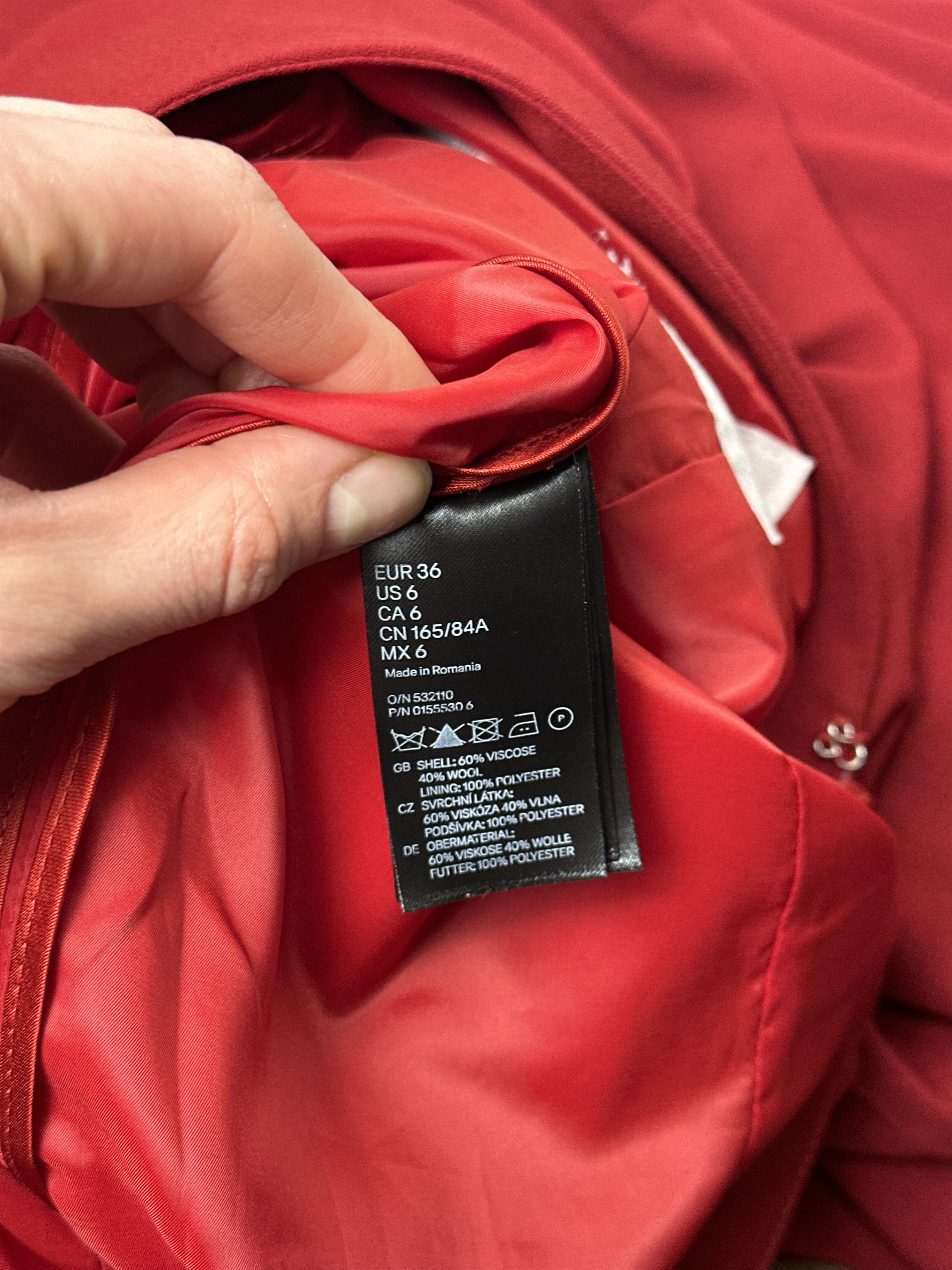 H&M × Maison Margiela Maison Martin Margiela x H&M Red Draped Asymmetrical Dress Size XS / US 0-2 / IT 36-38 - 12 Thumbnail