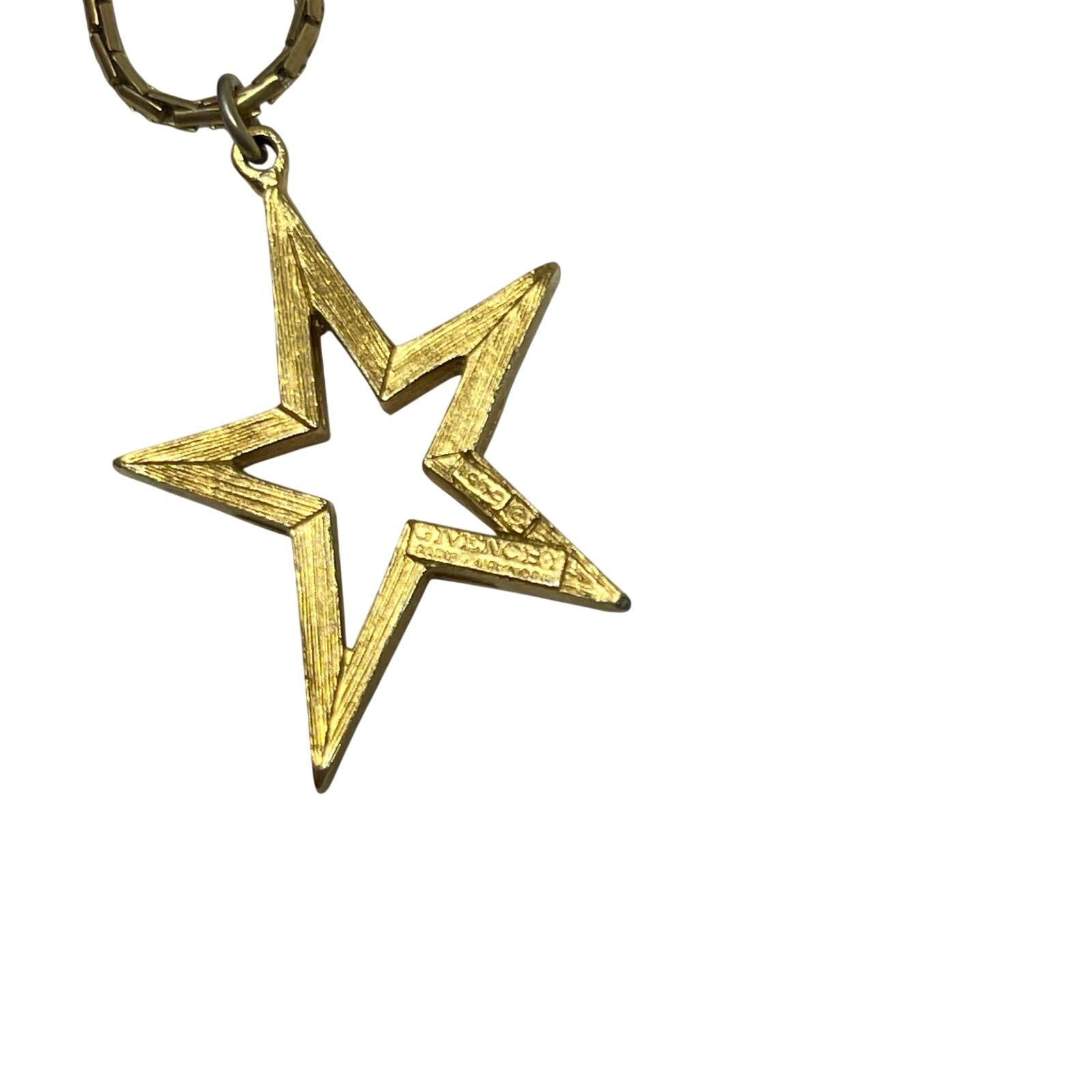 Givenchy VNTG Givenchy 1979 Gold Plated Vintage Star Pendant Necklace Size ONE SIZE - 7 Thumbnail