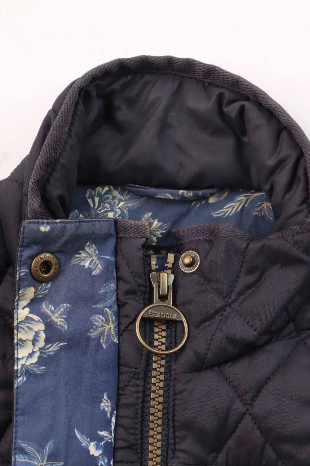 Barbour Women's Barbour Emma Quilt Diamond Padded Jacket Navy Size L Size L / US 10 / IT 46 - 4 Thumbnail