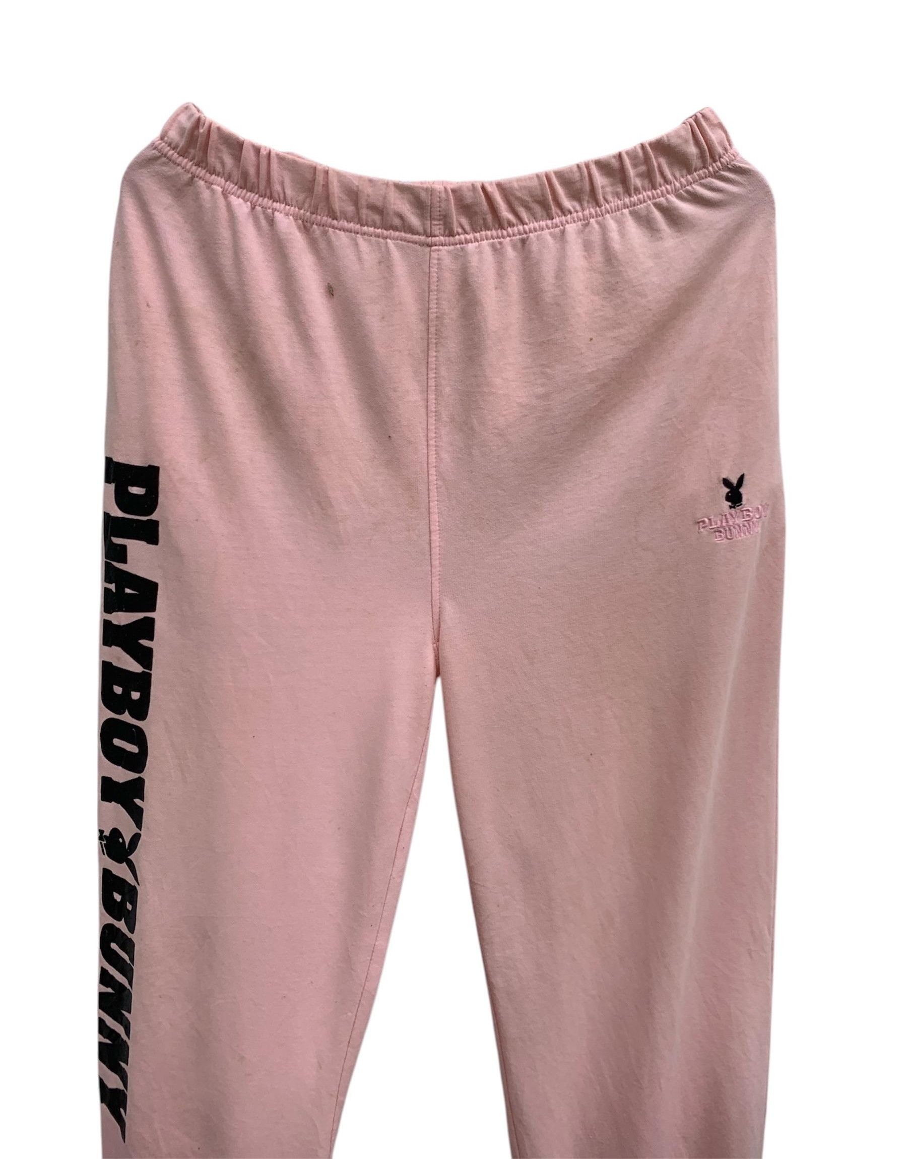 Japanese Brand × Playboy Vintage Playboy Bunny Big Logo Sweatpants Size 30" / US 8 / IT 44 - 3 Thumbnail
