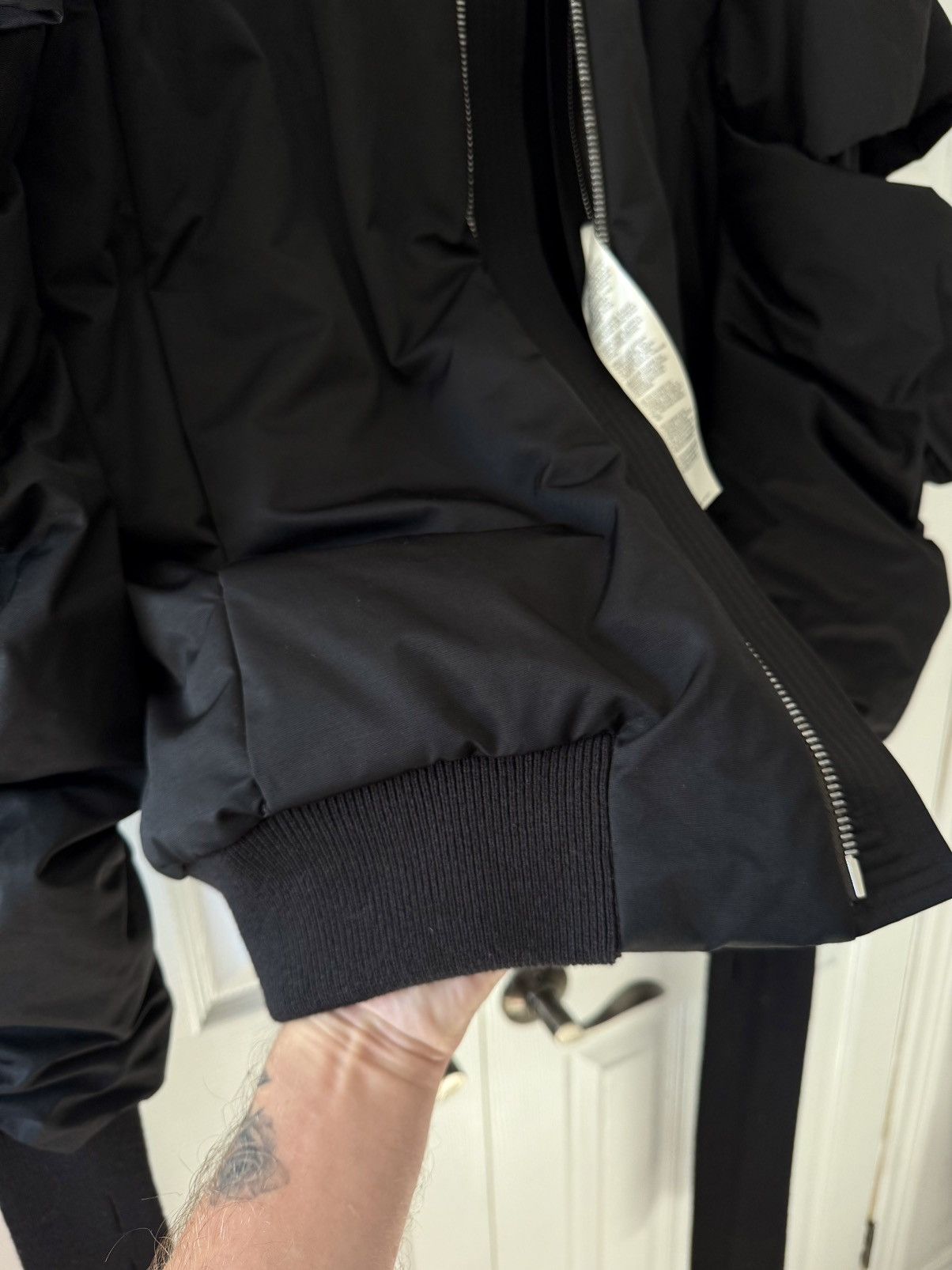 Rick Owens RARE: FW22 STROBE Padded Gauntlet Bomber | Grailed