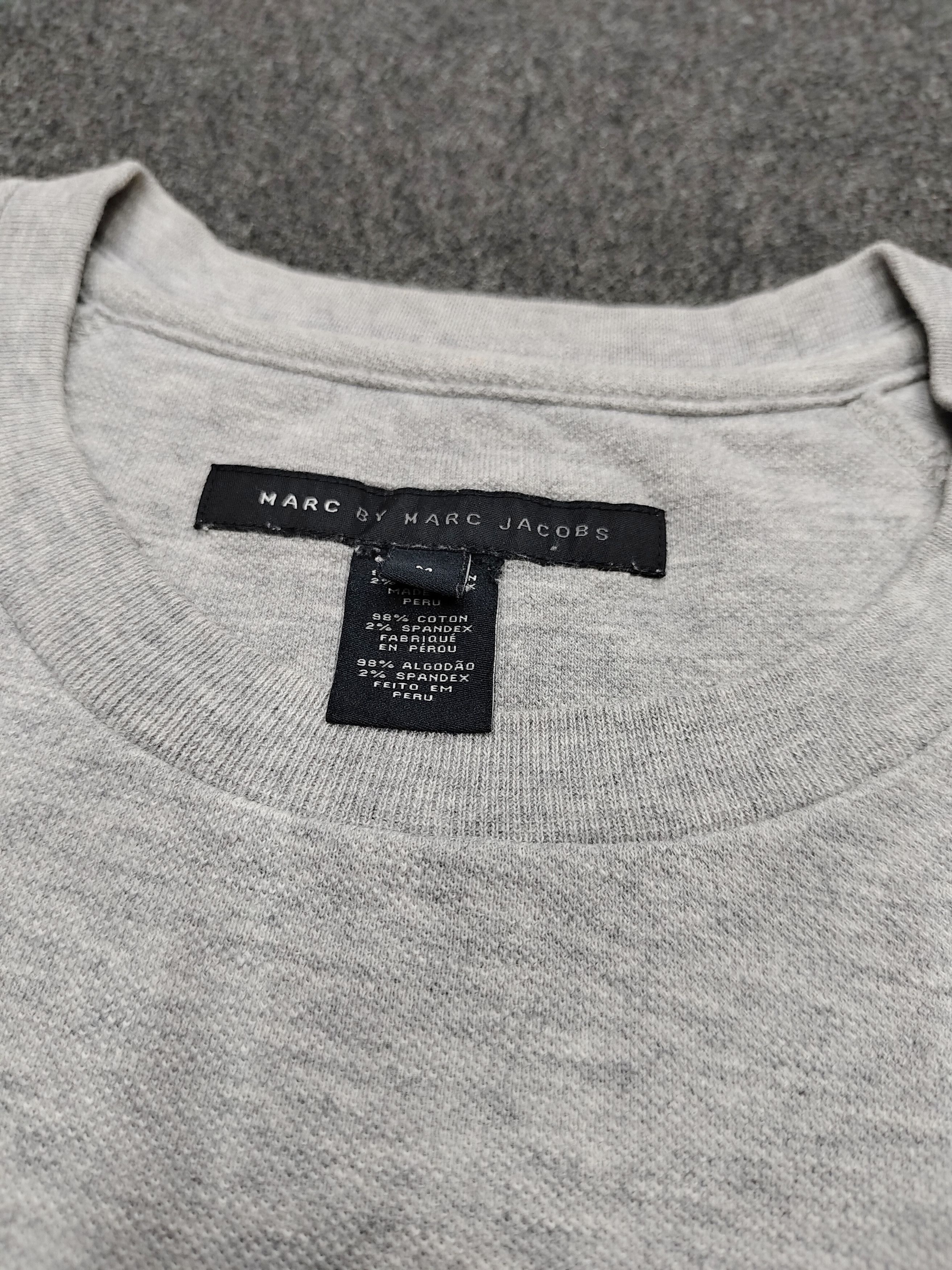 Marc Jacobs Marc Jacobs💥Minimalist Big Logo Pacthwork Sweatshirt Size US M / EU 48-50 / 2 - 6 Thumbnail