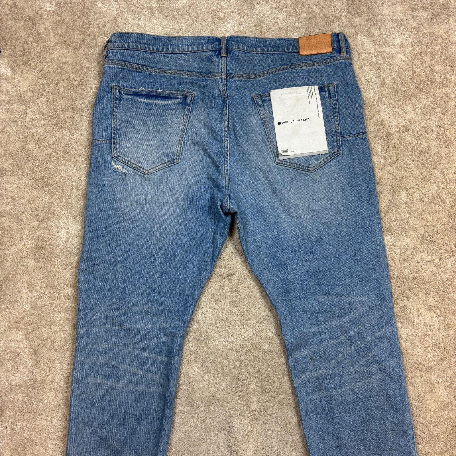 Purple Purple Brand P001 Slim Fit Low Rise Slim Leg Jeans 44x35 Size US 40 / EU 56 - 4 Thumbnail
