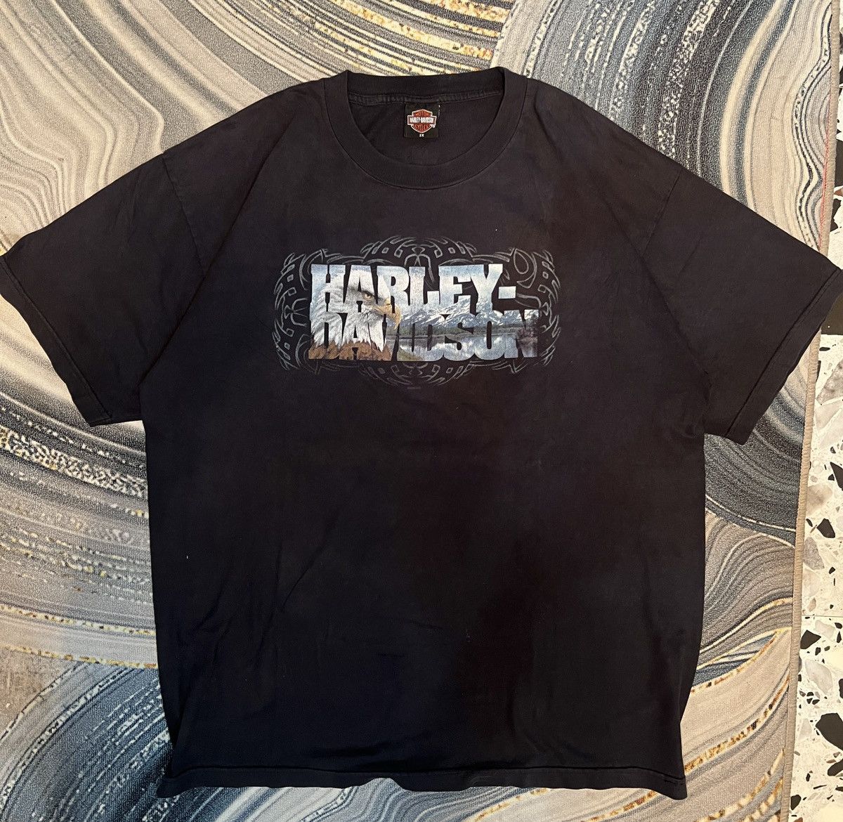 Harley Davidson Vintage Harley-Davidson Shirt 2XL Eagle Size US XXL / EU 58 / 5 - 1 Thumbnail