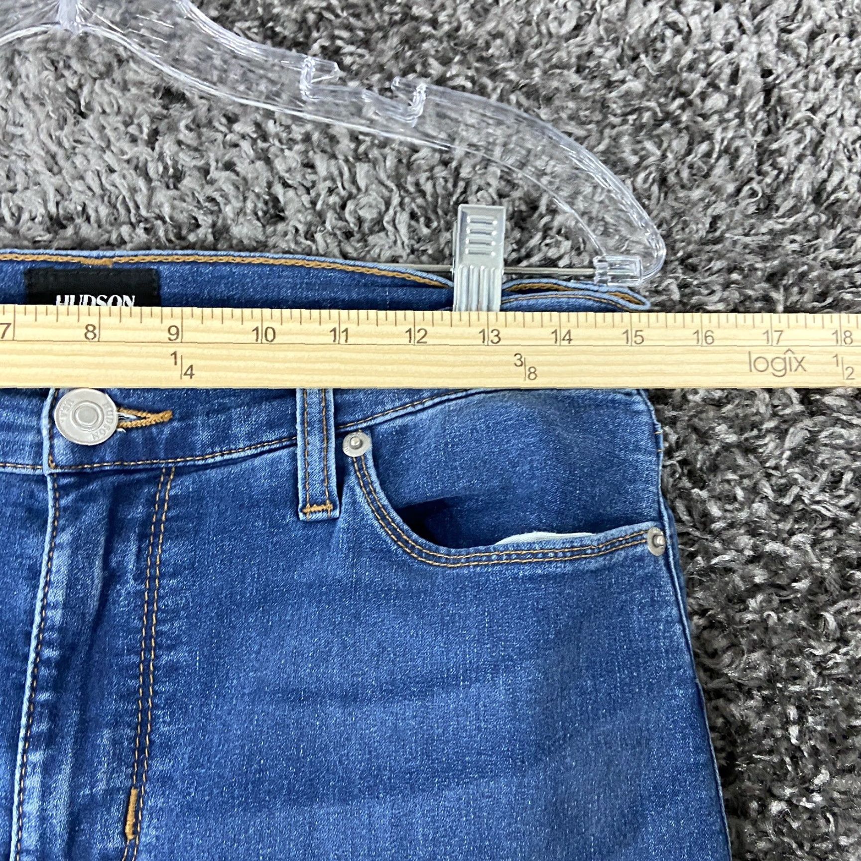 Hudson VINTAGE Hudson Los Angeles Blair Super Skinny Jeans Women 28 Blue Skinny 28 Womens Size 28" / US 6 / IT 42 - 6 Thumbnail