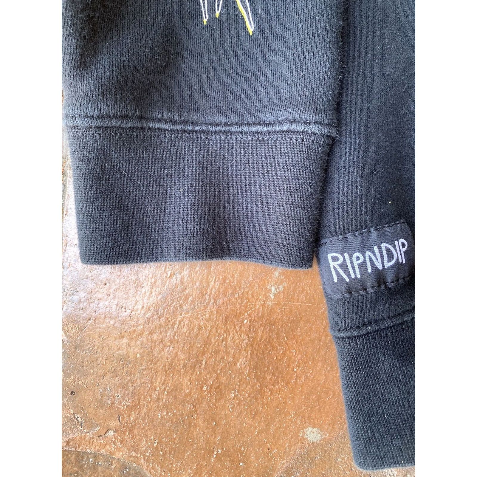 RIPNDIP Rip N Dip Power Nerm Cat Hoodie Sweatshirt L Black Graphic Print Pullover Men Size US L / EU 52-54 / 3 - 6 Thumbnail