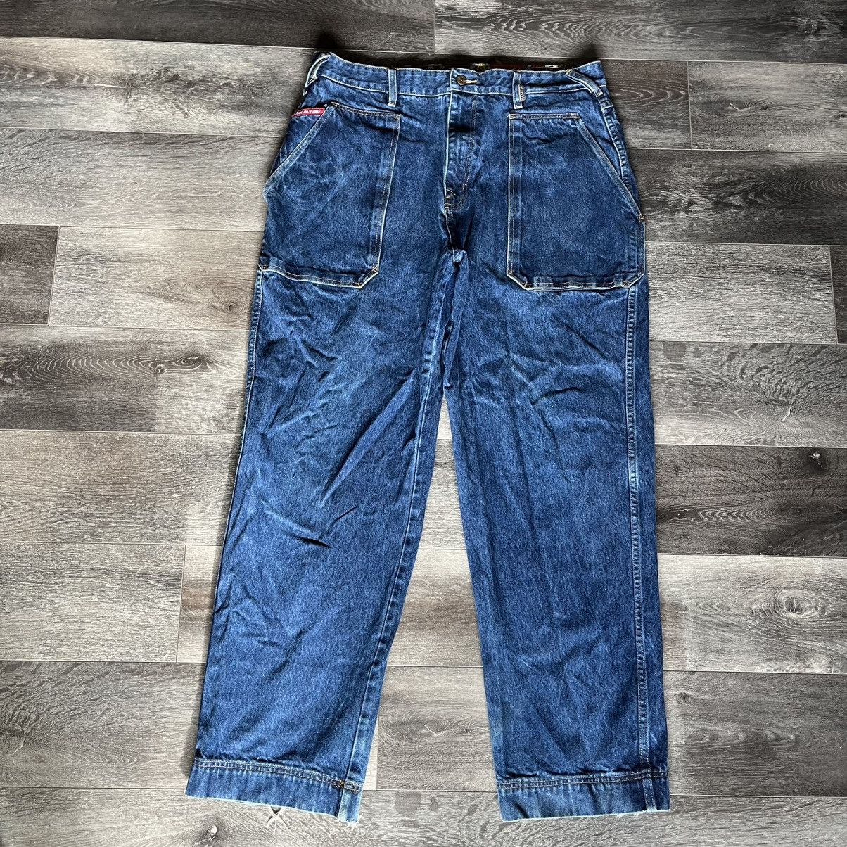 Fubu Vintage 90s Platinum Fubu Fat Albert Skate Baggy Denim Jeans Size US 40 / EU 56 - 2 Thumbnail