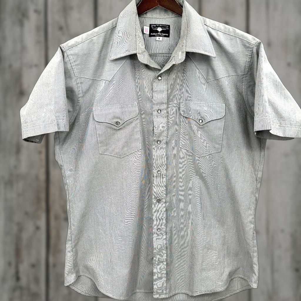 Vintage Vintage Flying R Ranchwear Cowboy Shirt Men 18 Pearl Snap Stripe Western Cotton Casual Size US L / EU 52-54 / 3 - 1 Thumbnail