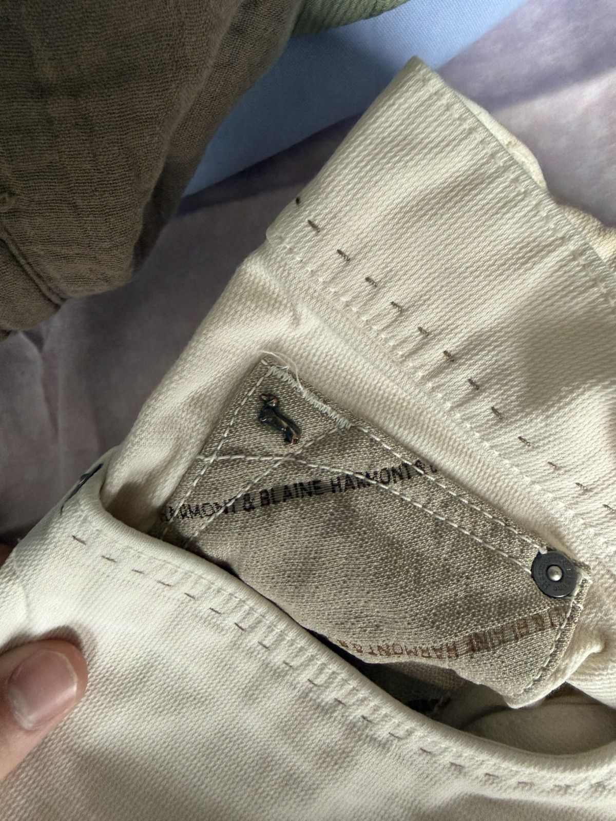 Harmont & Blaine Harmont & Blaine Cream Chinos — Size 48 (IT) Size US 31 - 3 Thumbnail