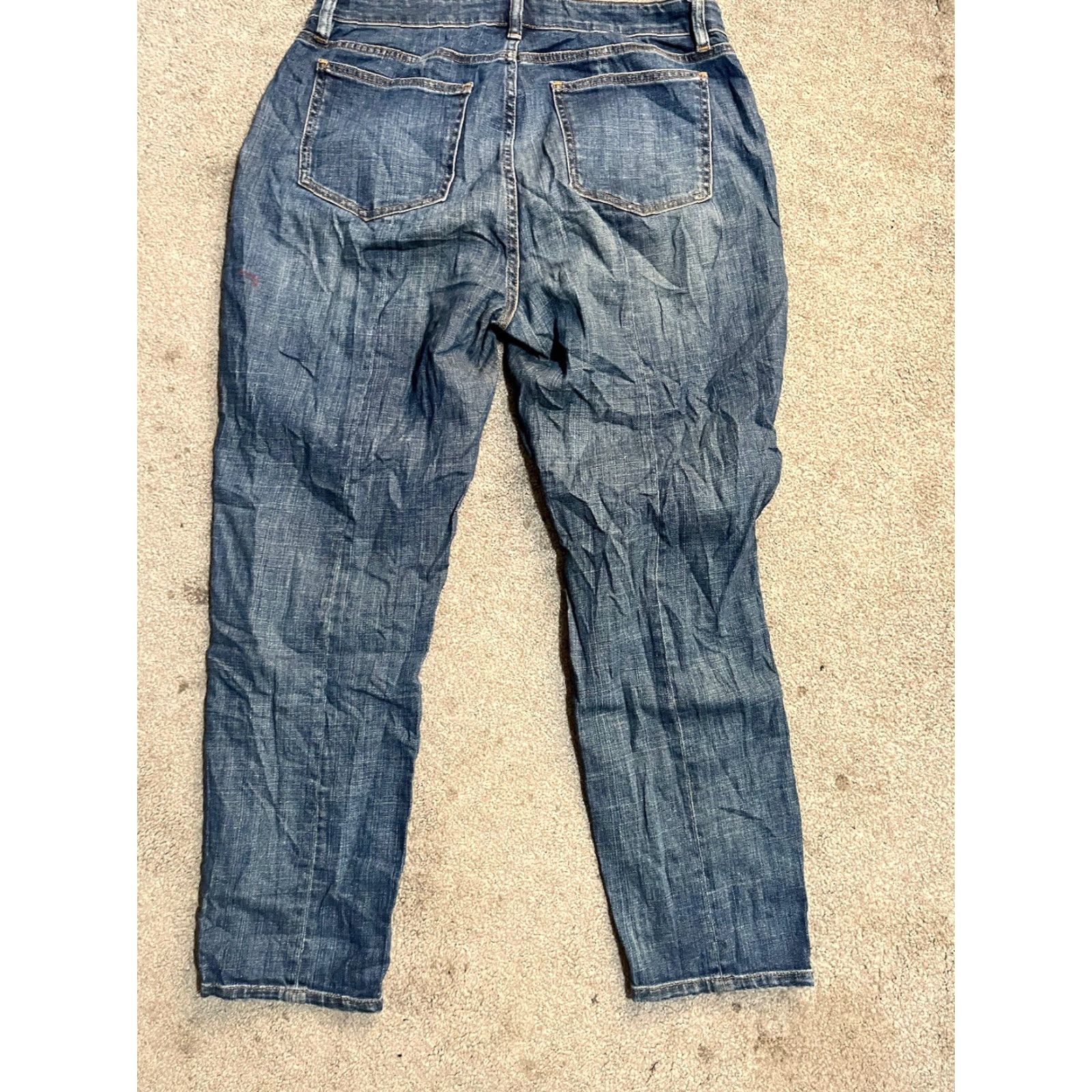 Eileen Fisher Eileen Fisher Jeans Womens Denim Blue Size 8 Dark Wash Tapered Size 24" / US 00 / IT 34 - 3 Thumbnail