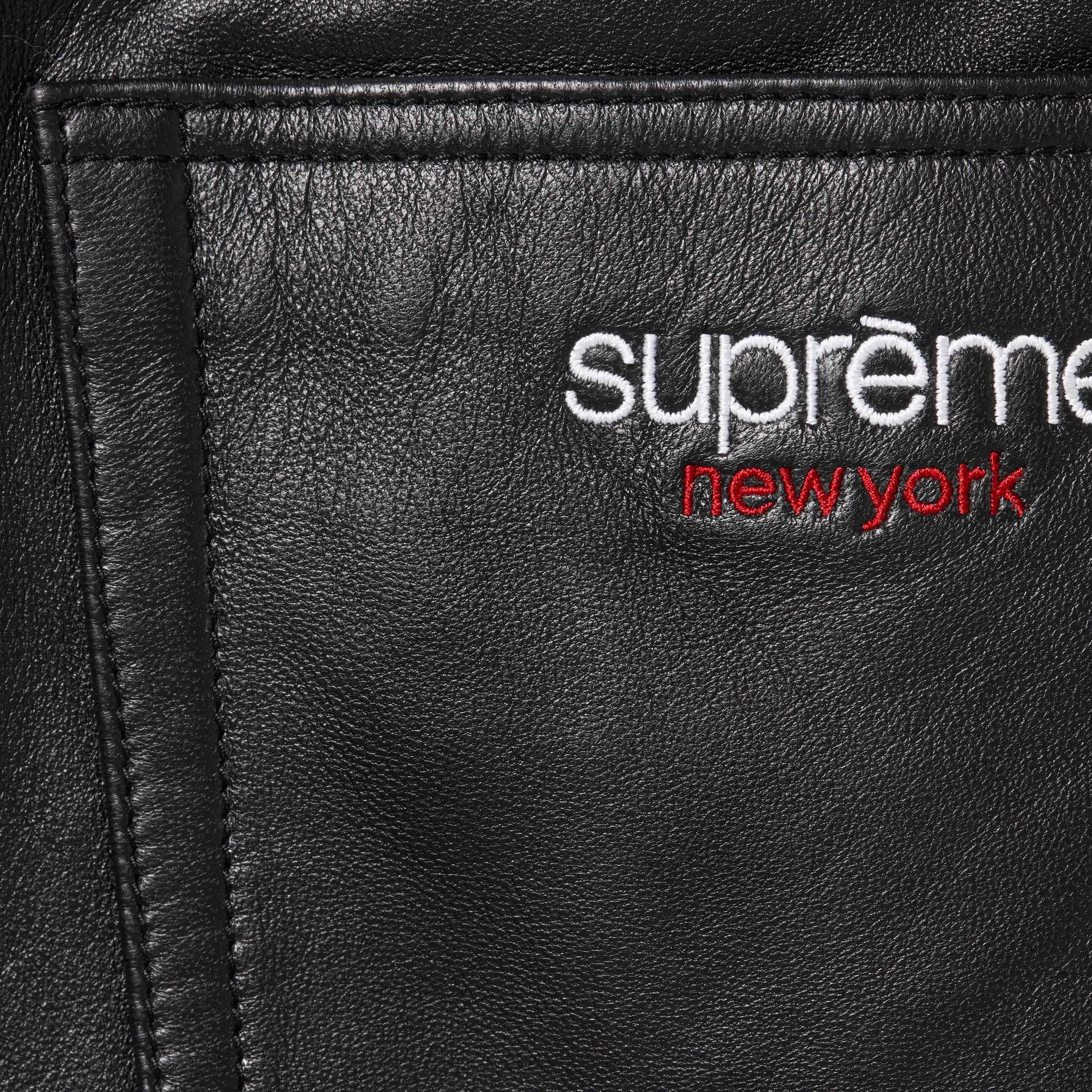 Supreme Supreme Leather Baggy 5-Pocket Jean Size US 30 / EU 46 - 3 Thumbnail