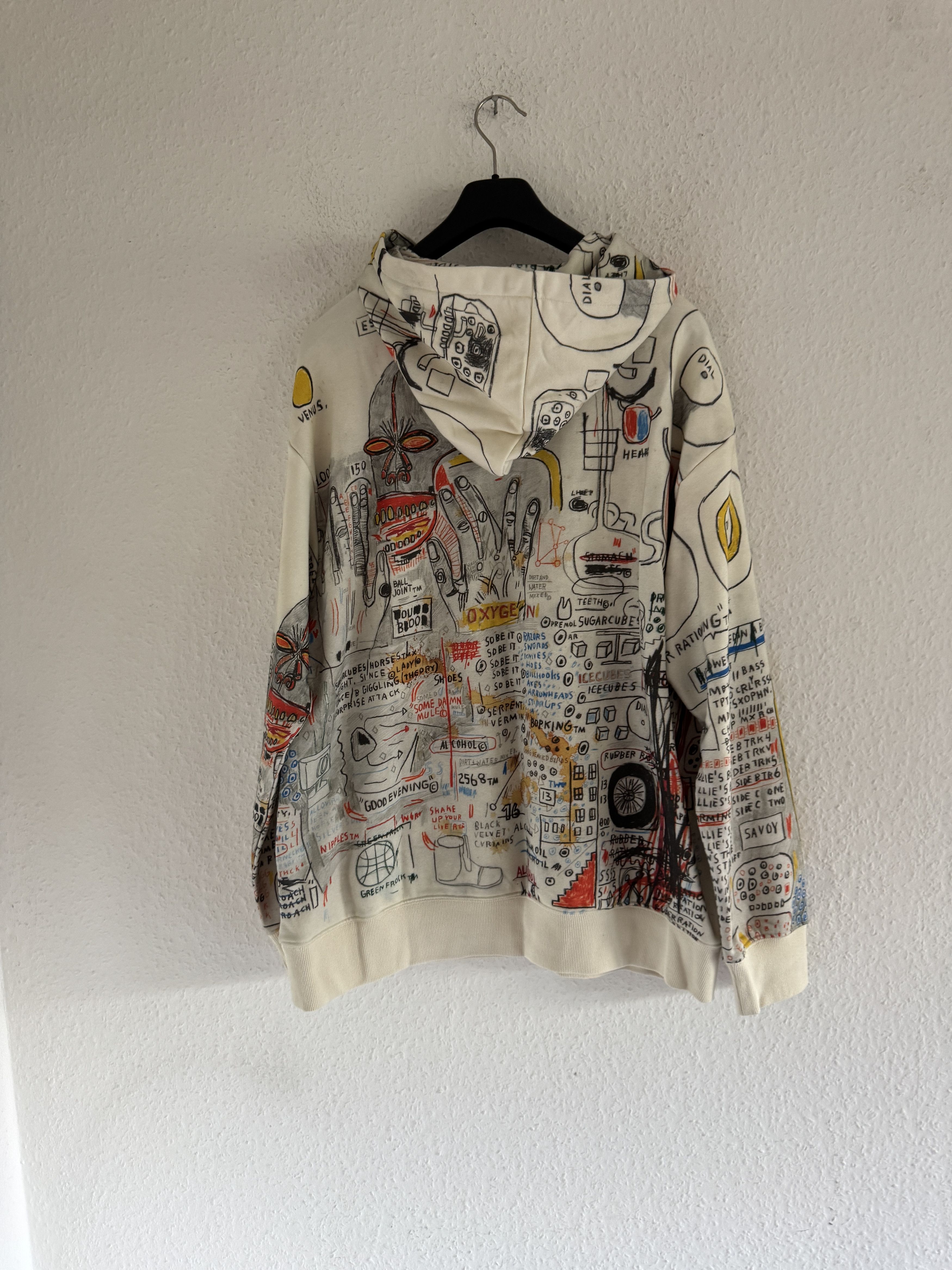 H&M × Jean-Michel Basquiat × Who Decides War Hysteric Graffiti Hoodie Size US XL / EU 56 / 4 - 8 Thumbnail