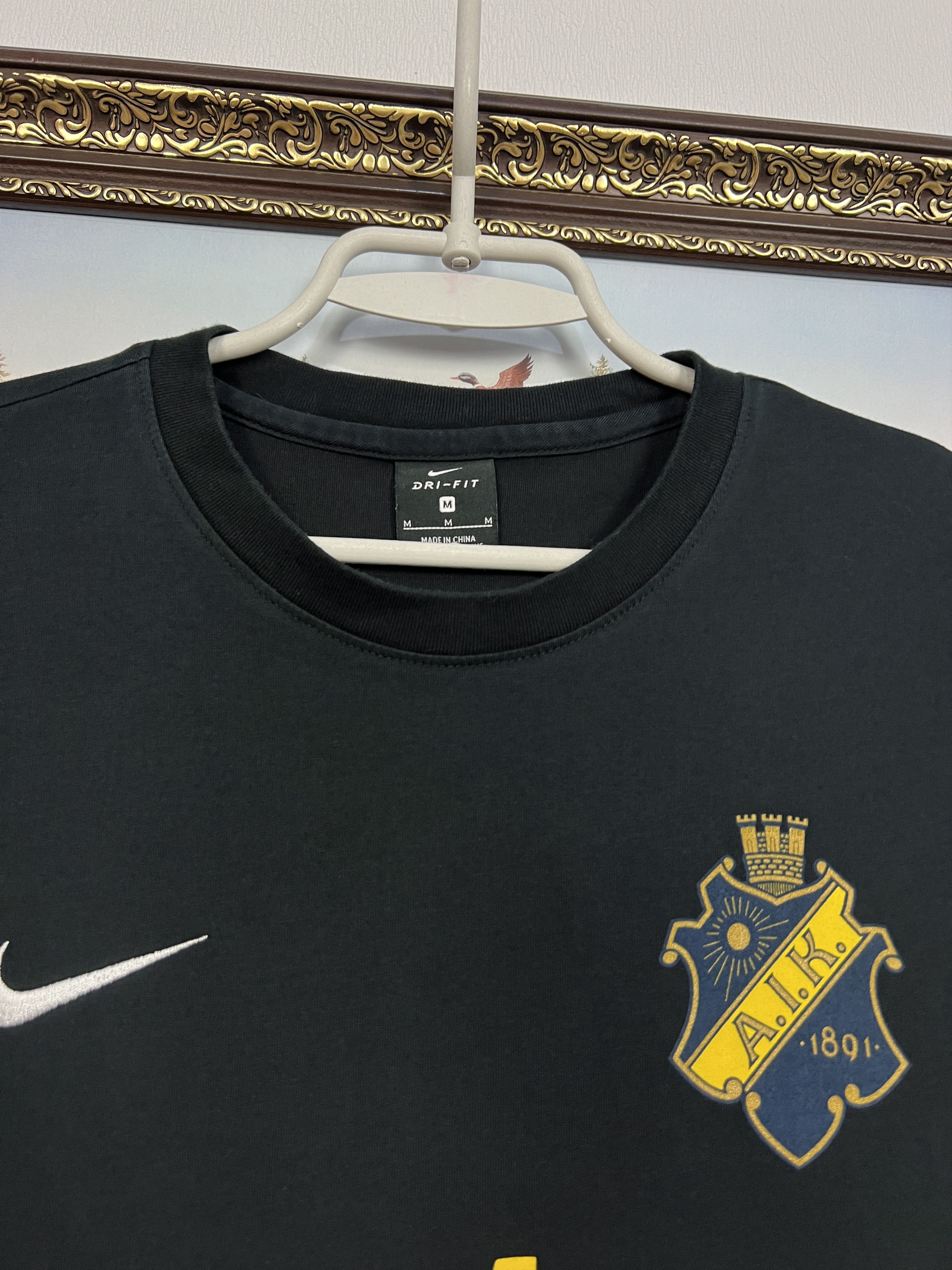 Nike AIK Stockholm Football Train Shirt Soccer Jersey Trikot Rare Size US M / EU 48-50 / 2 - 5 Thumbnail