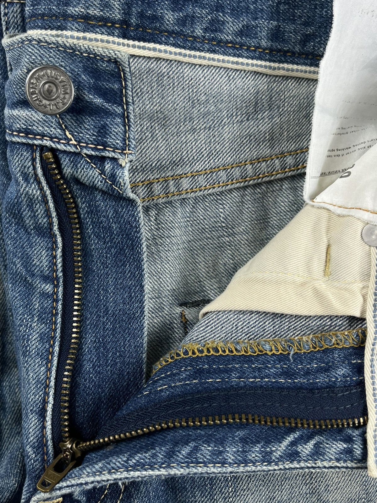 Visvim Visvim Fluxus 02C2 Snake Leather Indigo Denim Jeans Serge De Size US 30 / EU 46 - 9 Thumbnail