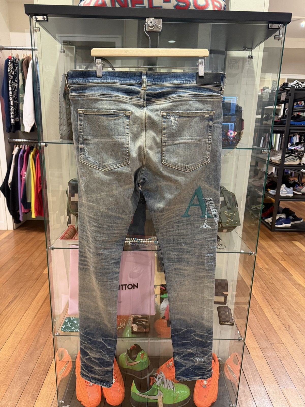 Amiri Amiri Appliqué Denim Jeans - Animal Print Size US 38 / EU 54 - 2 Thumbnail