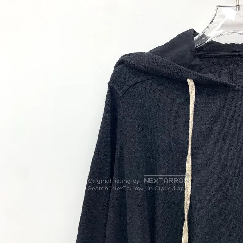 Rick Owens Rick Owens Black Design Hooded Long Sleeve Sweatshirt Size XS / US 0-2 / IT 36-38 - 3 Thumbnail
