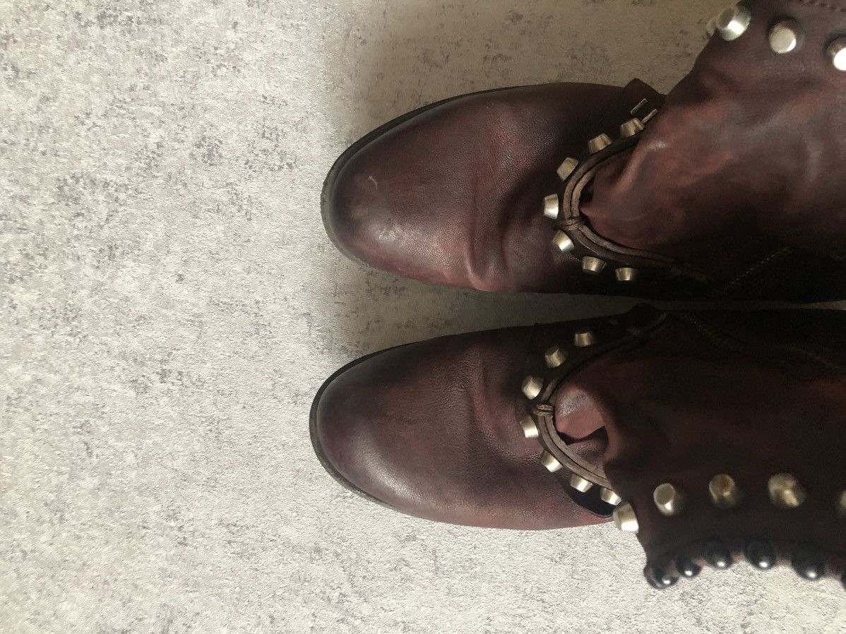 Designer × Japanese Brand A.S. 98 LEATHER BOOT LIKE RICK OWENS STYLE Size US 8 / IT 38 - 3 Thumbnail