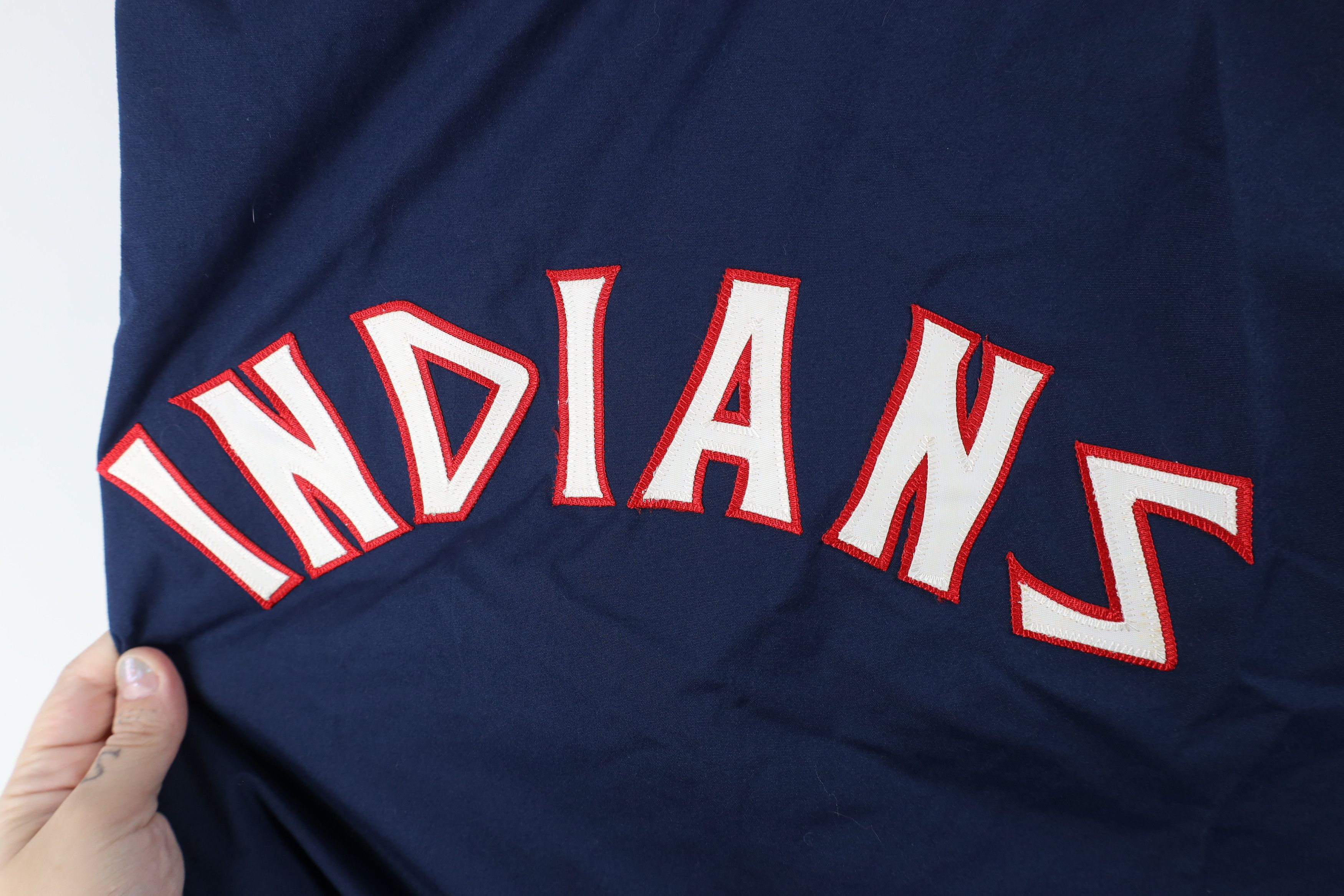 Nike × Vintage Vintage Nike Wahoo Cleveland Indians Windbreaker Jacket Size US XL / EU 56 / 4 - 6 Thumbnail