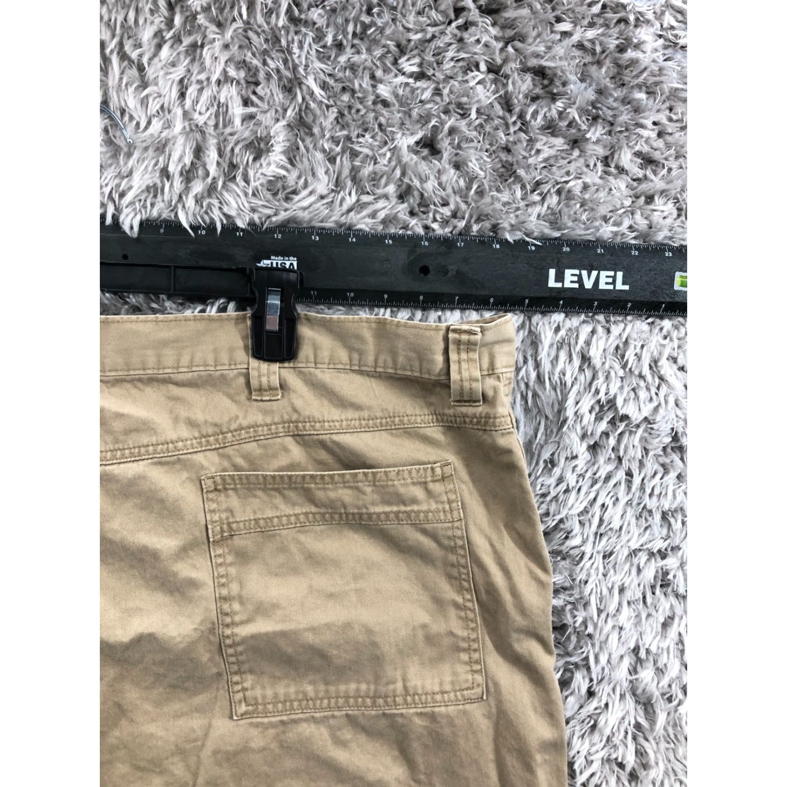 Wrangler Wrangler Cargo Shorts Mens Size 48 Mid Rise Medium Wash Beige Size US 32 / EU 48 - 6 Thumbnail