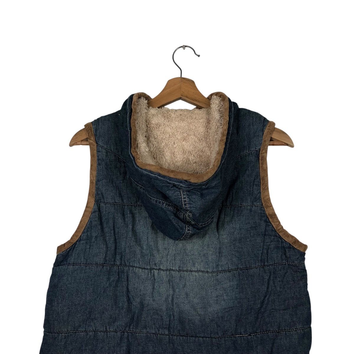 Hysteric Glamour 📌Vintage Biker Denim Vest Hoodie Multi Pocket Size US M / EU 48-50 / 2 - 10 Thumbnail