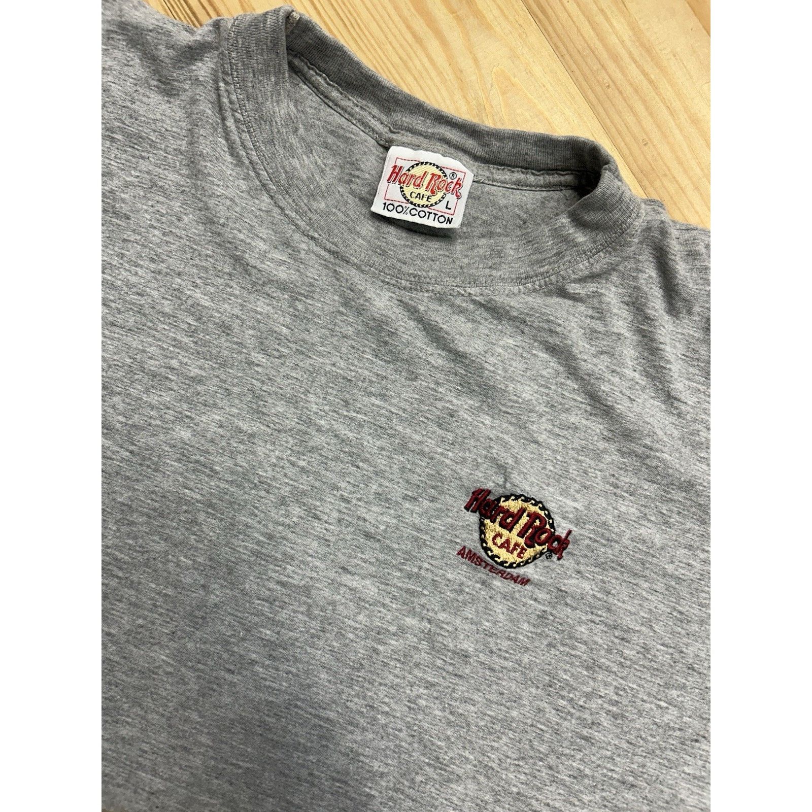 Hard Rock Cafe Vintage Hard Rock Cafe Amsterdam Shirt Size L Embroidered Size US L / EU 52-54 / 3 - 7 Thumbnail