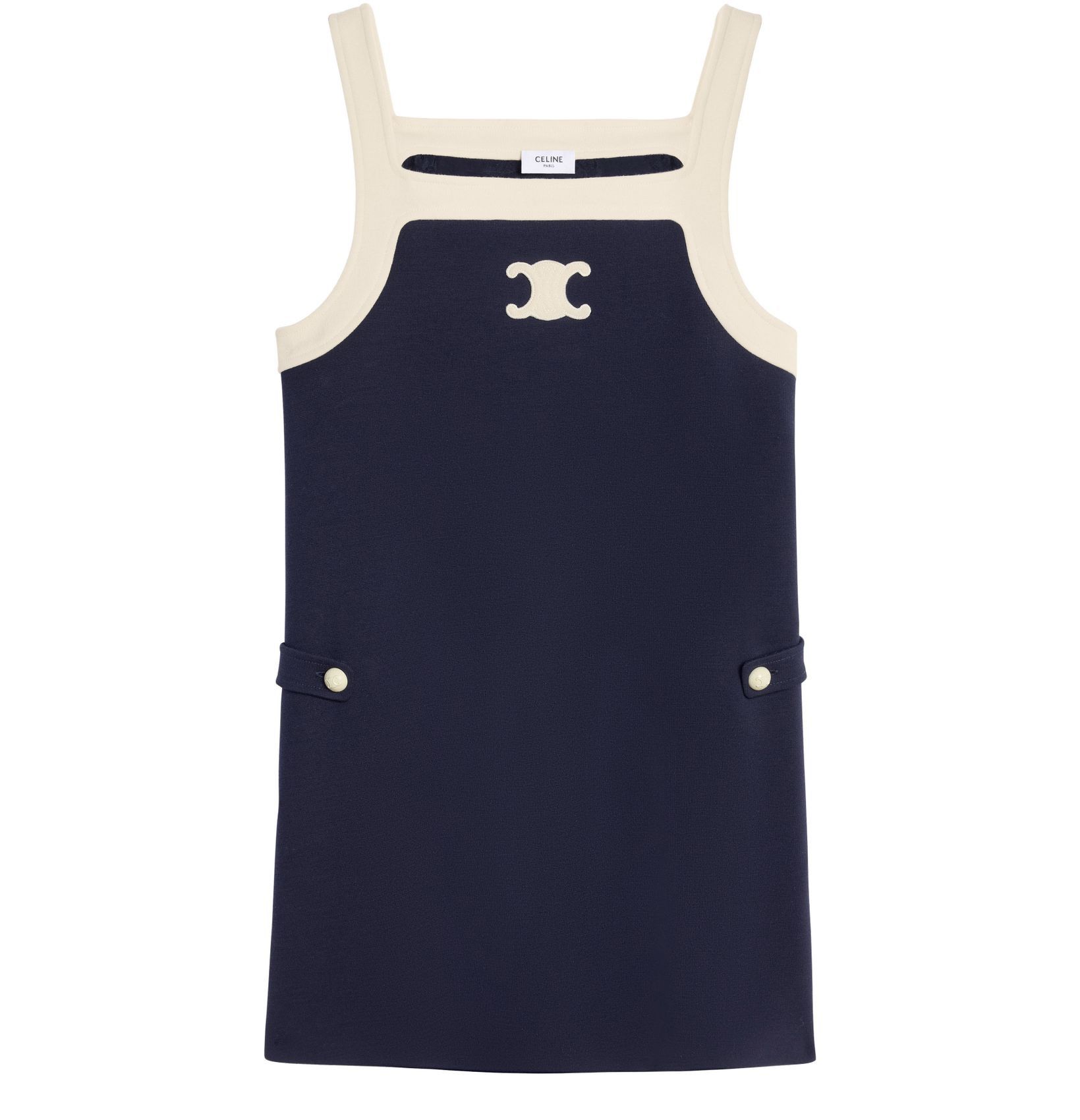 Celine MINI TRIOMPHE DRESS Size XS / US 0-2 / IT 36-38 - 1 Thumbnail