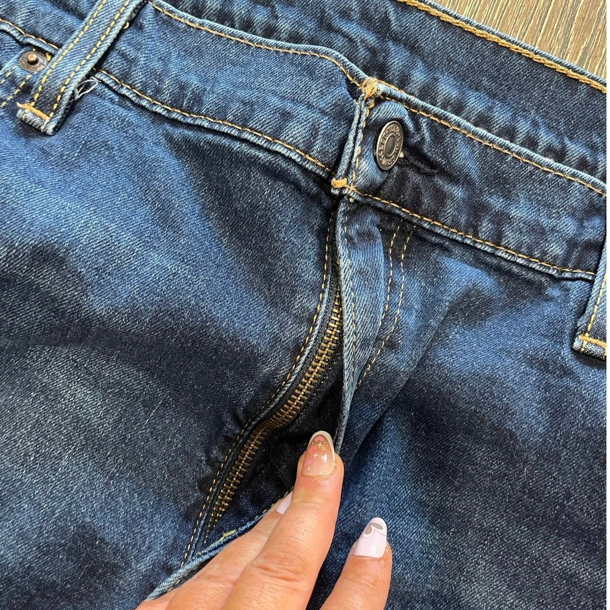 Levi's Levis Signature Straight Jeans Mid Rise Denim Blue 40x32 Size US 40 / EU 56 - 6 Thumbnail