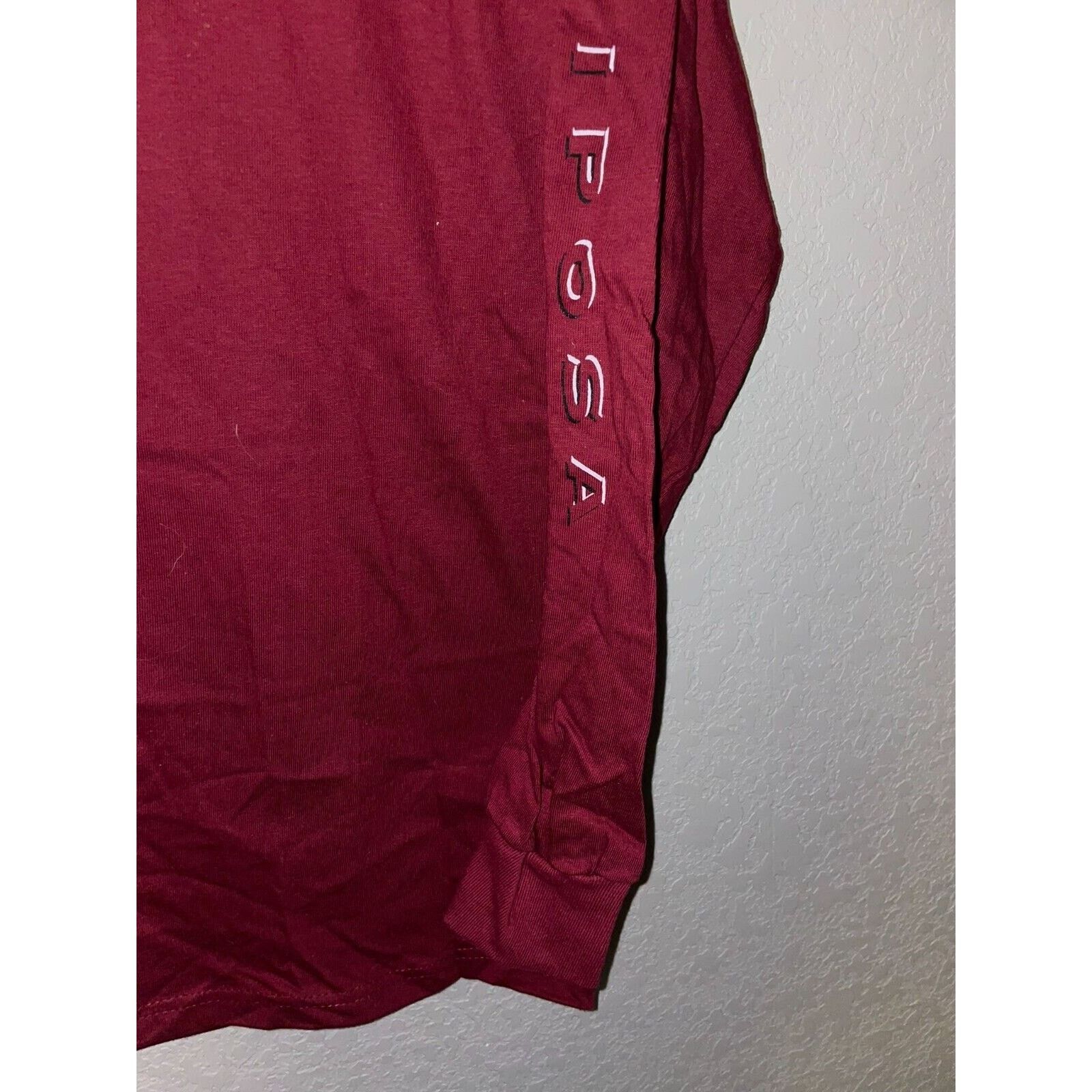 Hanes 90s Vintage Big Sky Country Mariposa Red Long Sleeve Shirt Size US M / EU 48-50 / 2 - 6 Thumbnail
