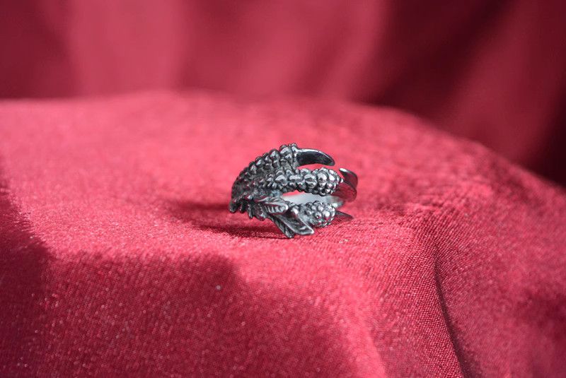 Jewelry Eagle's Claw Jewelry Rings Open Size Chrome Ring (Size 7-13) Size ONE SIZE - 3 Thumbnail