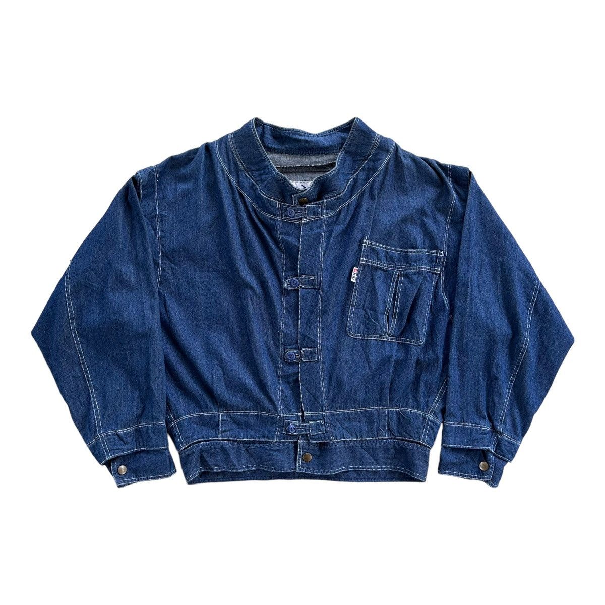 Hai Sporting Gear × Issey Miyake Hai Sporting Gear by Issey Miyake Boxy Fit Bomber Jacket Size US M / EU 48-50 / 2 - 2 Thumbnail