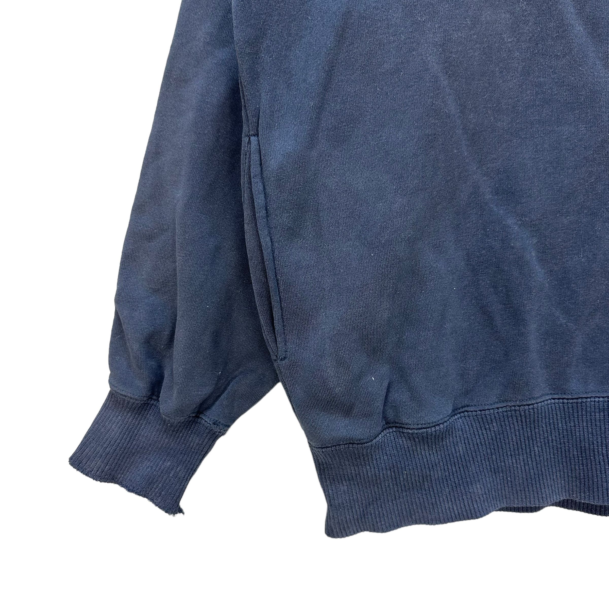 Trussardi TRASHED TRUSSARDI EMBROIDERY BIG LOGO SWEATSHIRT #8935-040 Size US L / EU 52-54 / 3 - 9 Thumbnail