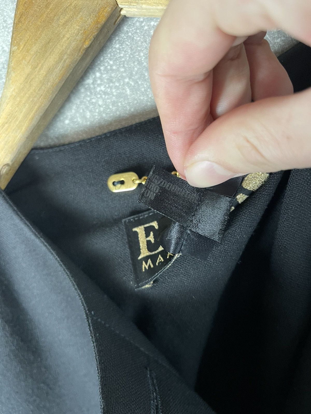 Escada Escada Margaretha Ley Virgin Wool Jacket Black Minimalist Size M / US 6-8 / IT 42-44 - 16 Thumbnail