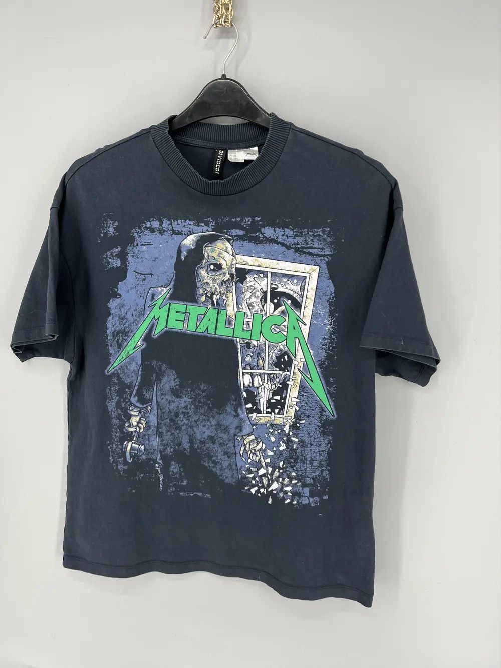 Band Tees Vintage Y2K Metallica Skulls Dead Face Band Rock Streetwear Size US L / EU 52-54 / 3 - 3 Thumbnail